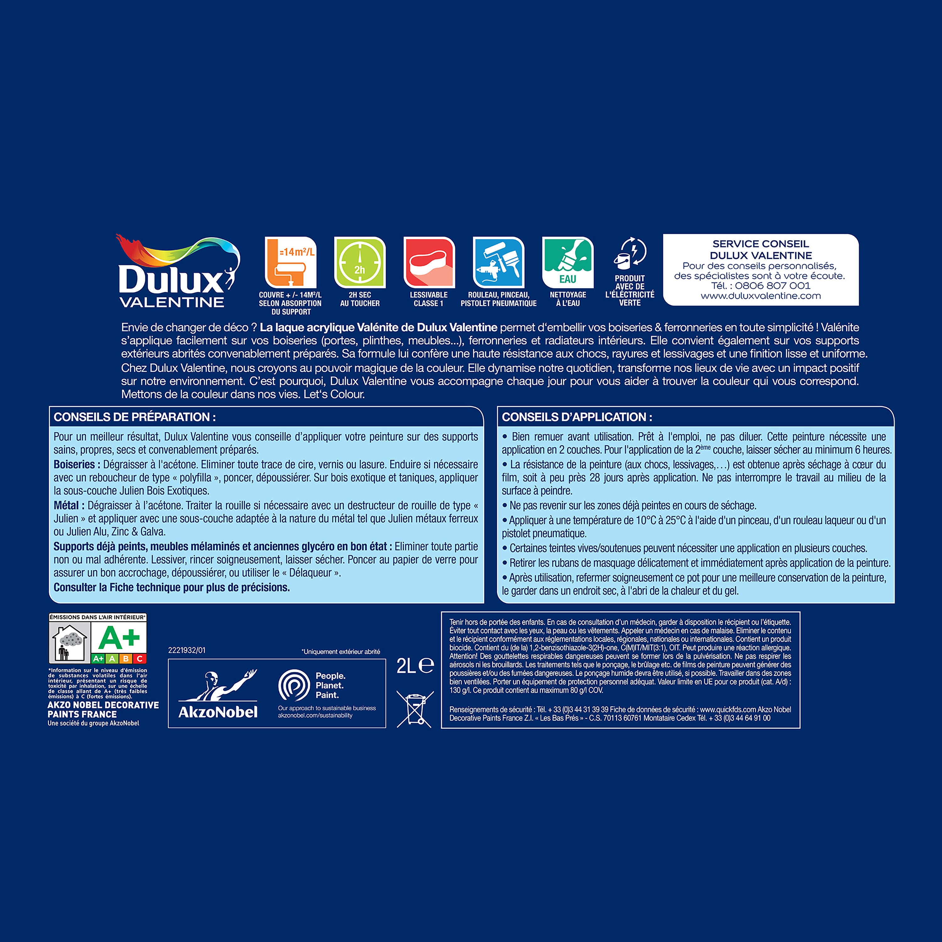 Peinture boiserie, radiateur vert tropical satin DULUX VALENTINE Valénite acryli - 4