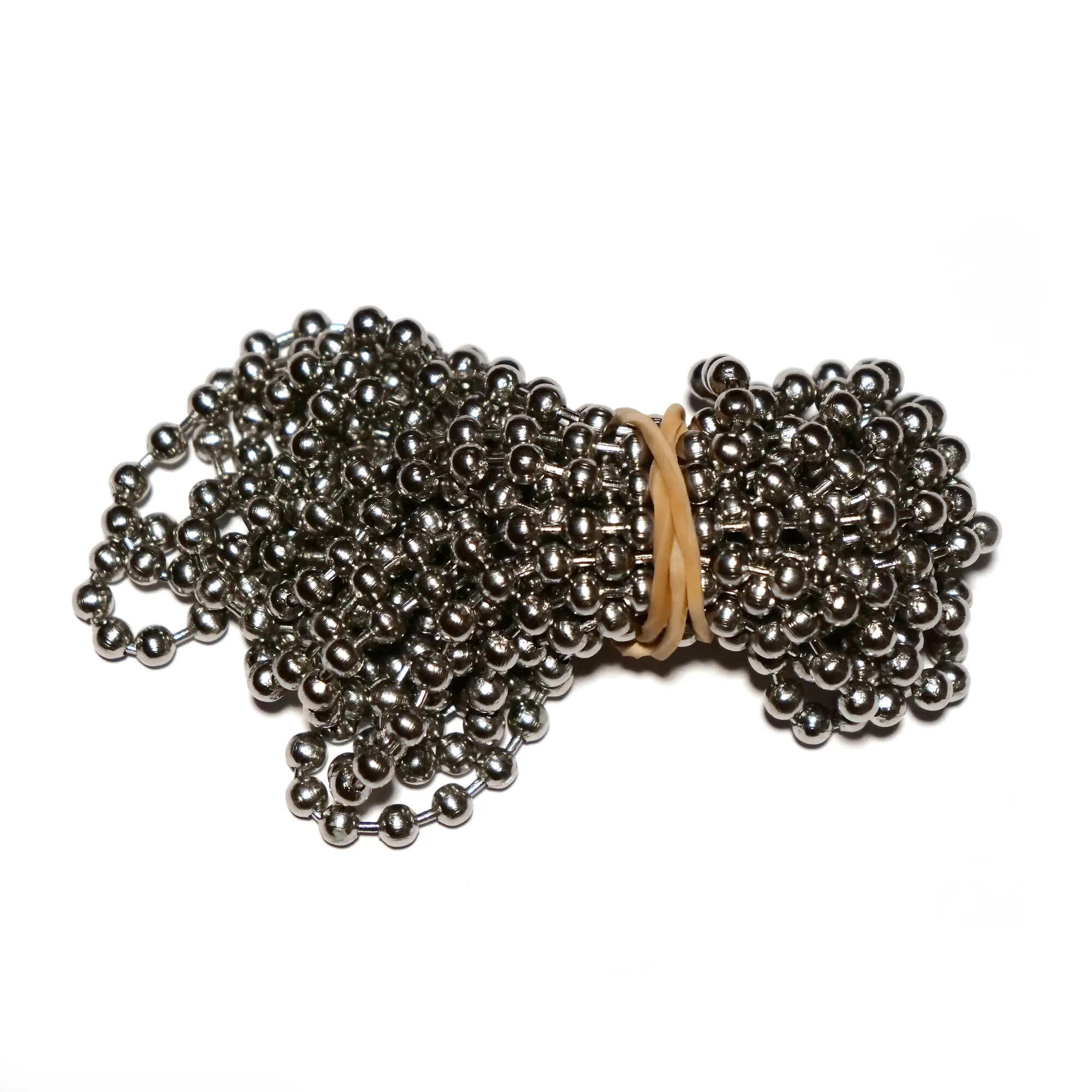 Cadena acero inox para estor enrollable 3 metros