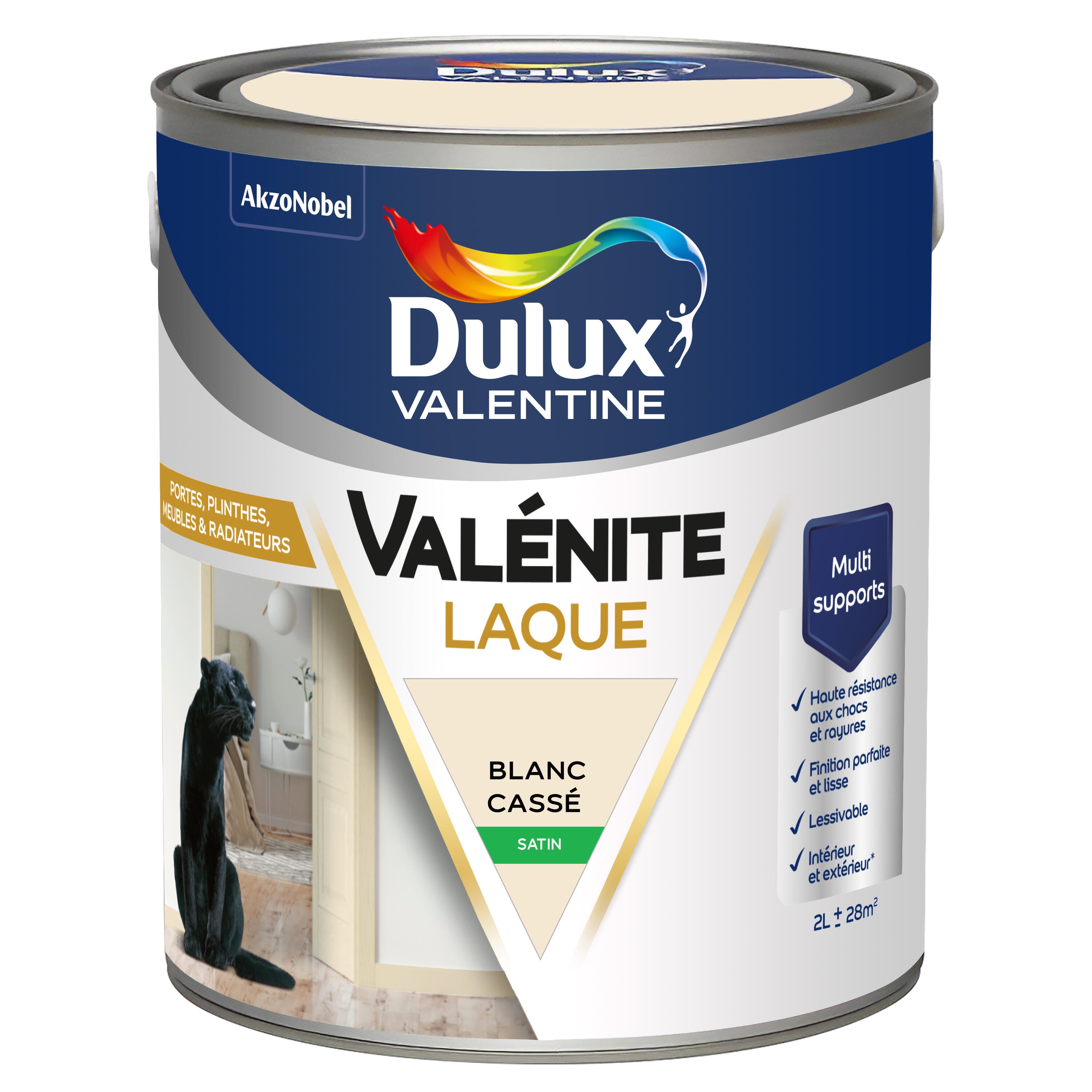 Peinture boiserie, radiateur blanc cassé satin DULUX VALENTINE Valénite acryliqu - 5