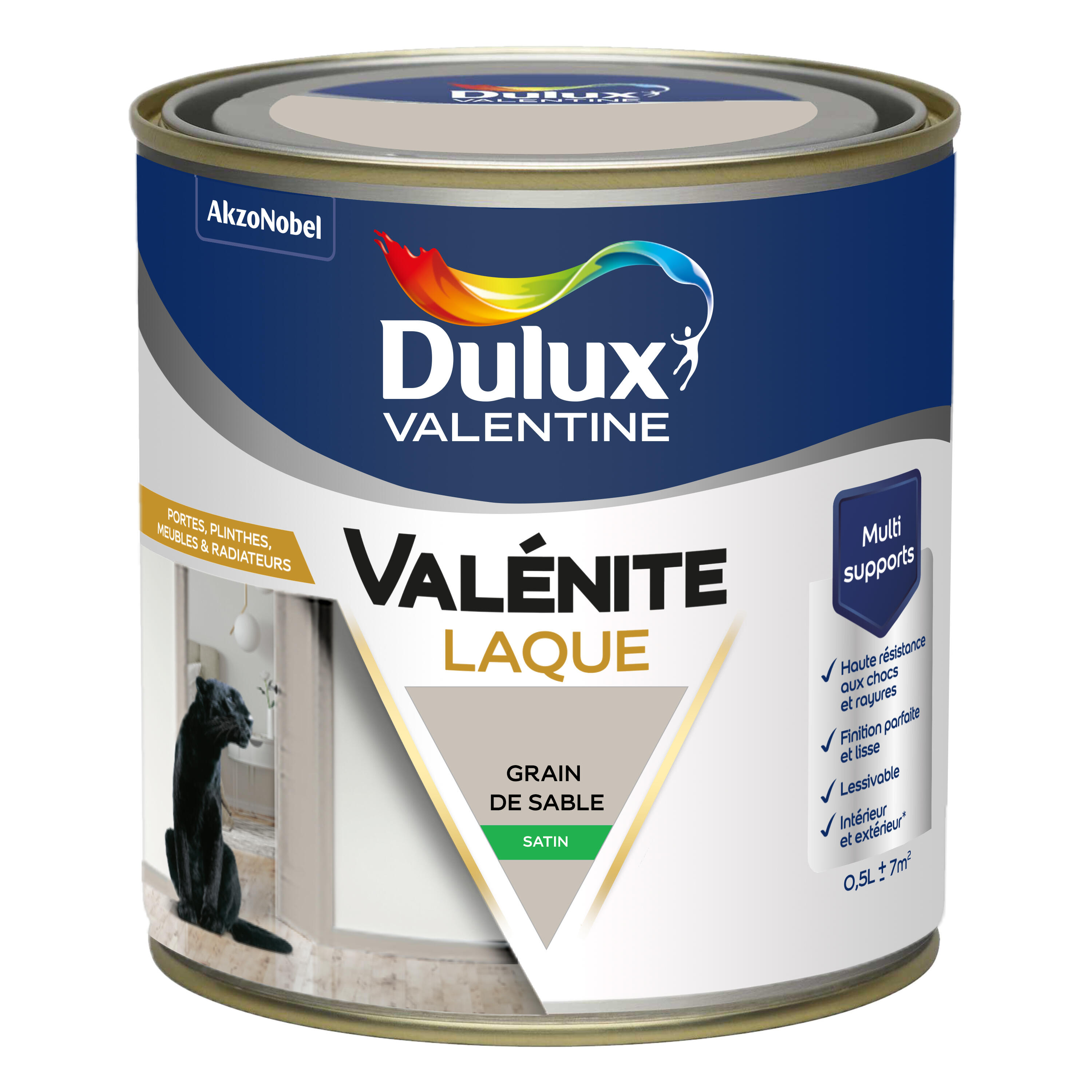 Peinture boiserie, radiateur grain de sable satin DULUX VALENTINE Valénite acryl - 5