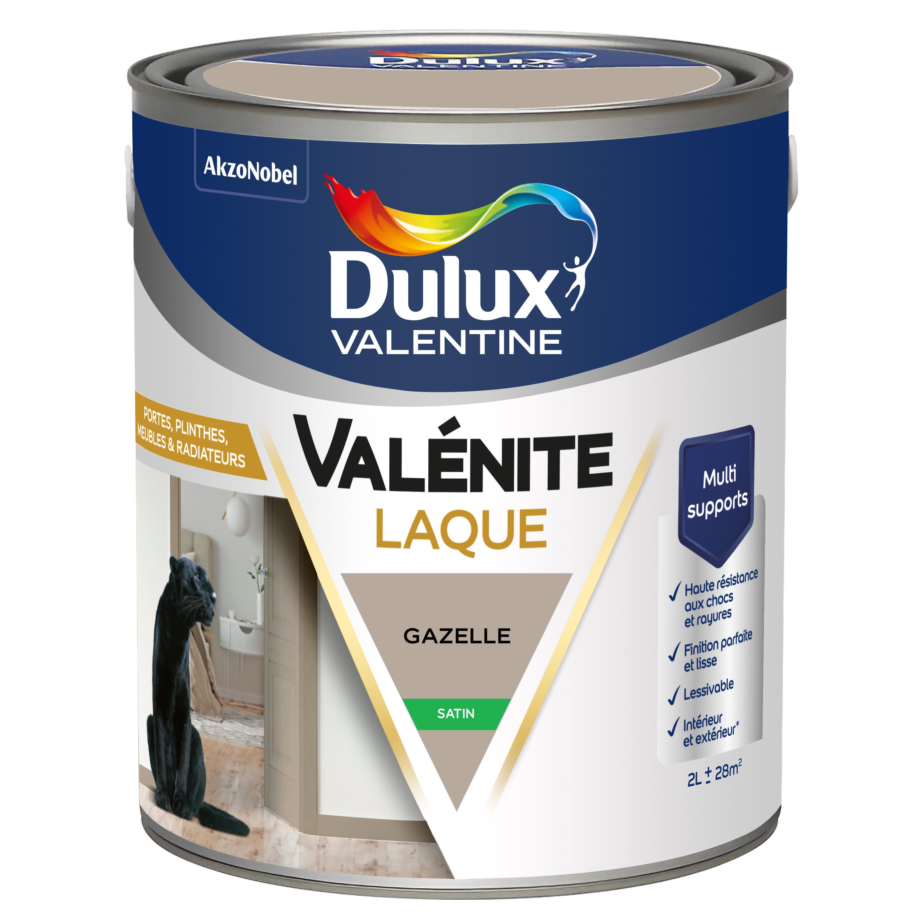 Laque intérieure boiserie, radiateur gazelle satin DULUX VALENTINE Valénite acry - 5