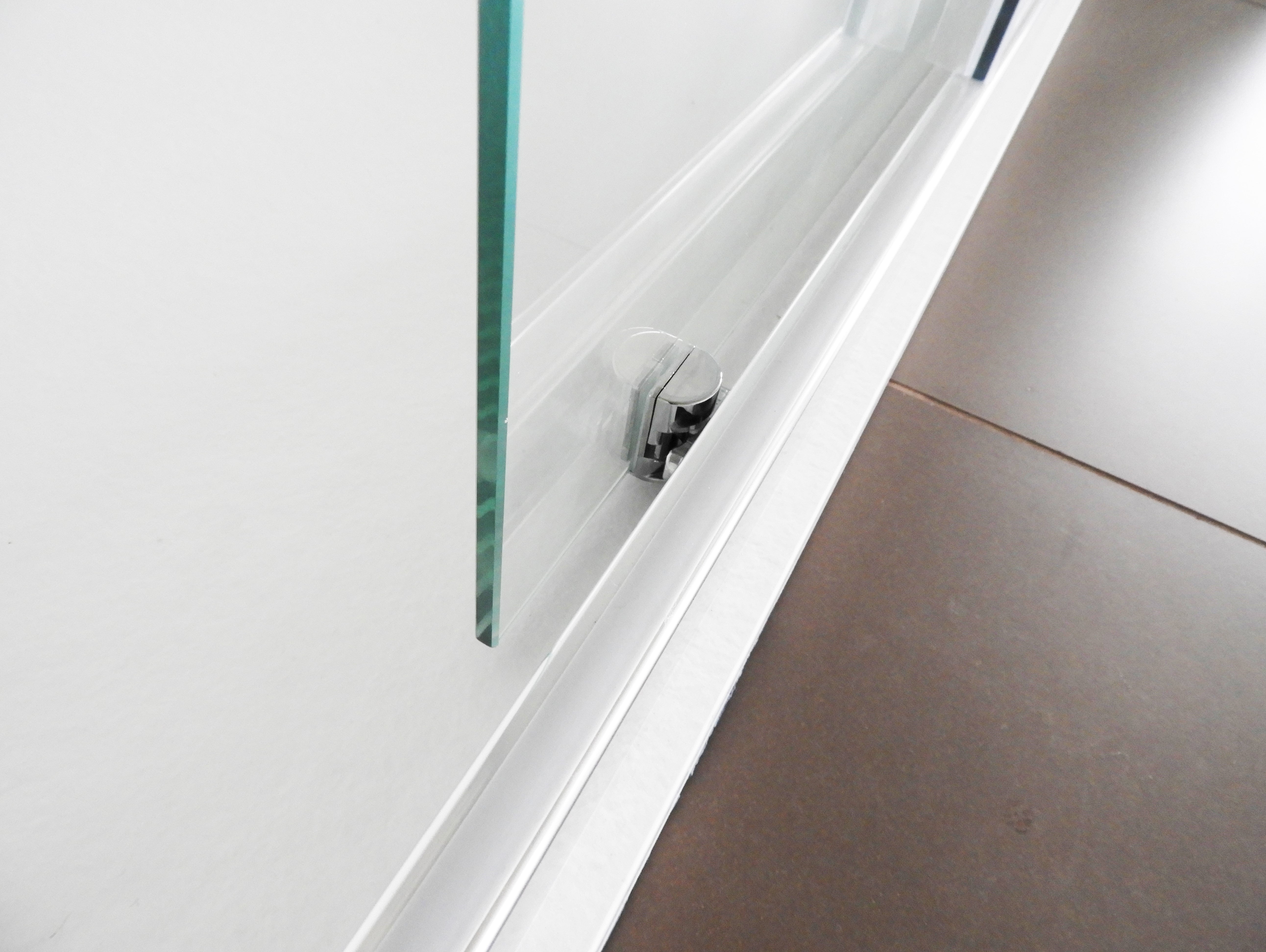 Cabine de duche 2 portas+2 frontais 80X80cm transparente cromado Leci A N20 - 2