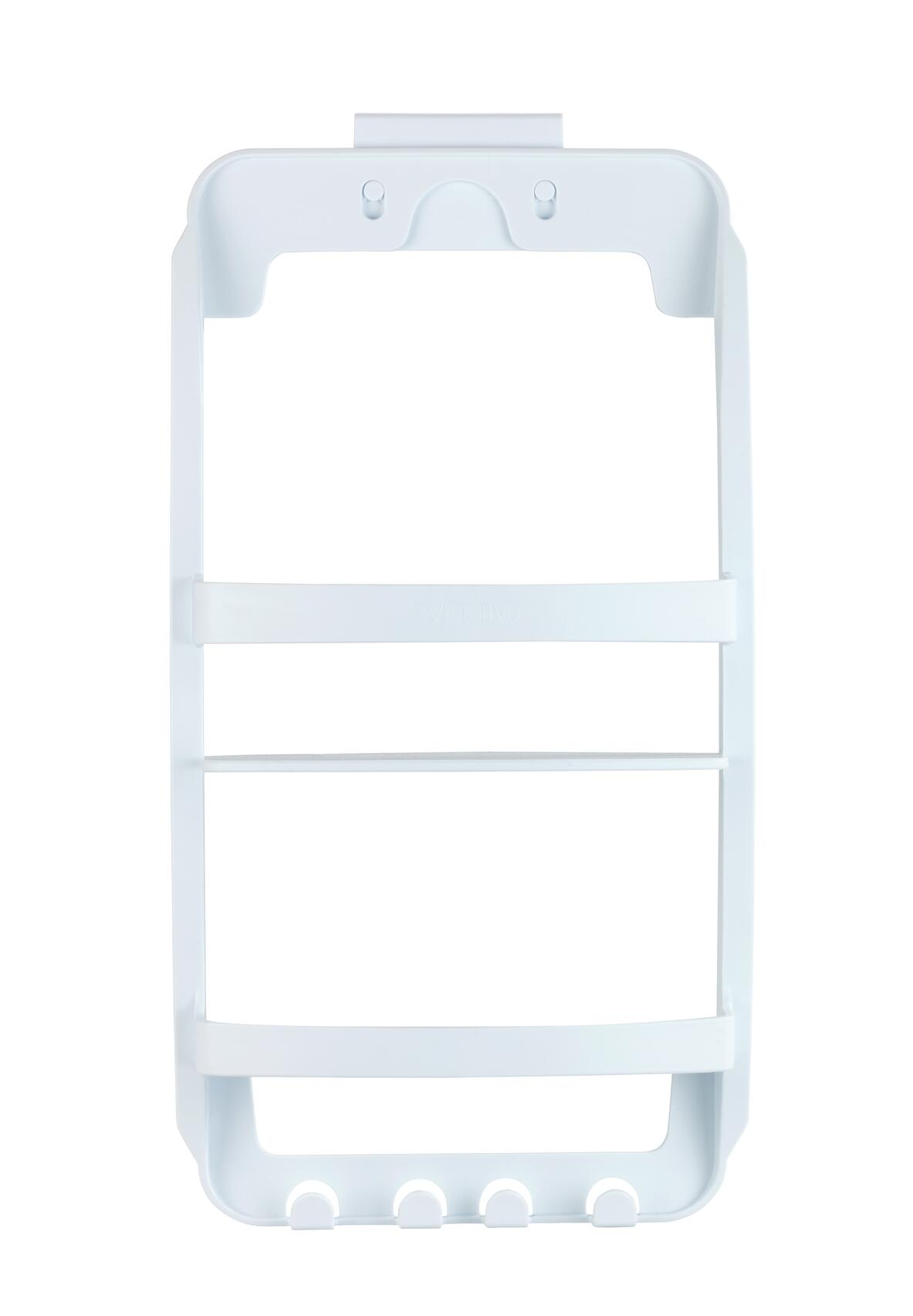 Organizador de ducha blanco 26x54.5x26 cm - 4