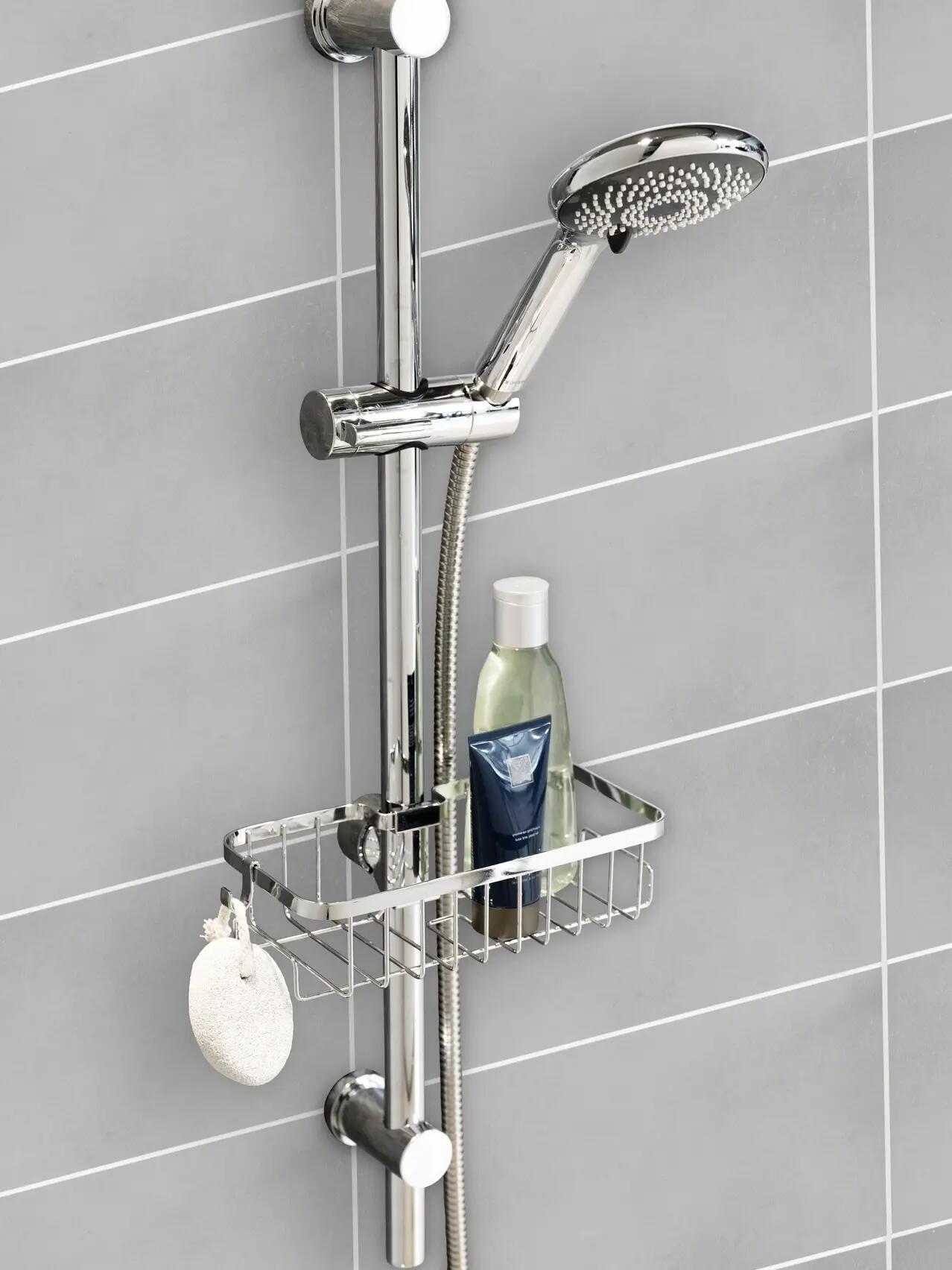 Etagère de douche chromé à encastrer WENKO - 3