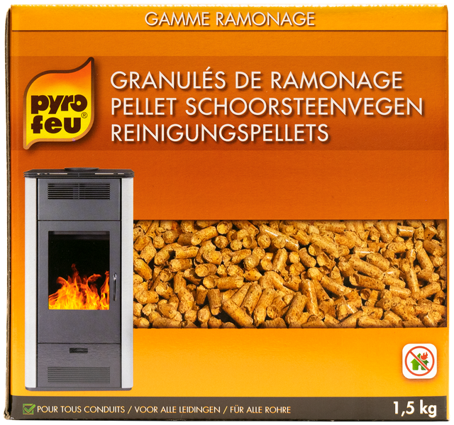 Granulés de ramonage Ecofeu, 1.5KG