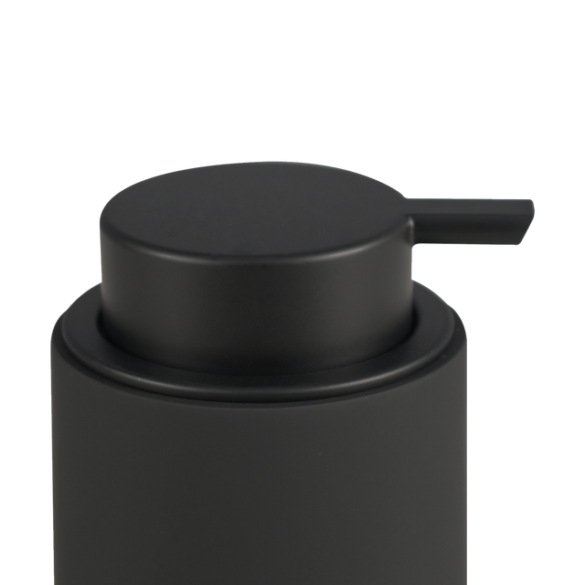 Dispenser sapone per bagno d'appoggio Color nero in resina 0.36 l