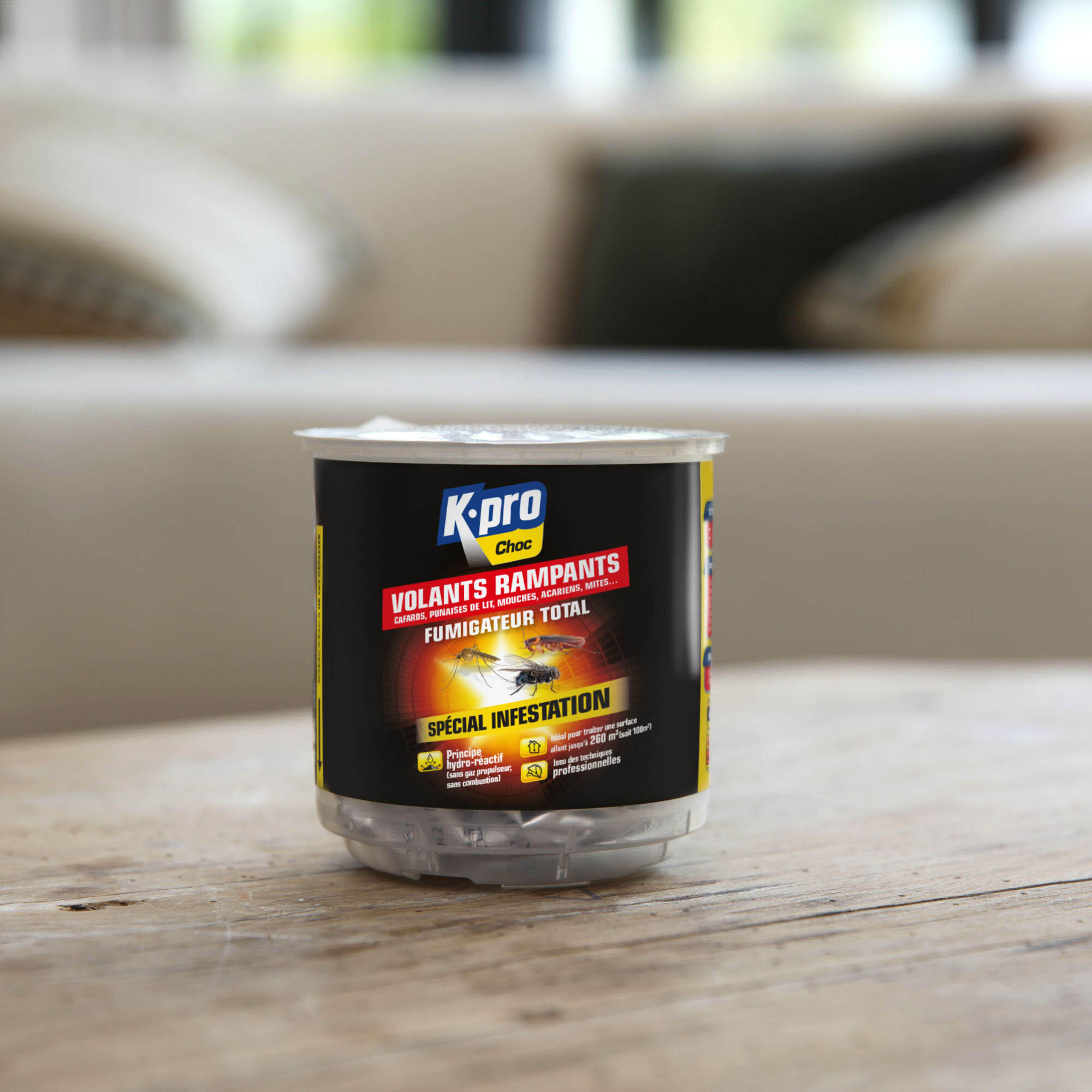 Destructeur d'insecte volants et rampants, Choc, spécial infestation K.PRO, 10 g - 2