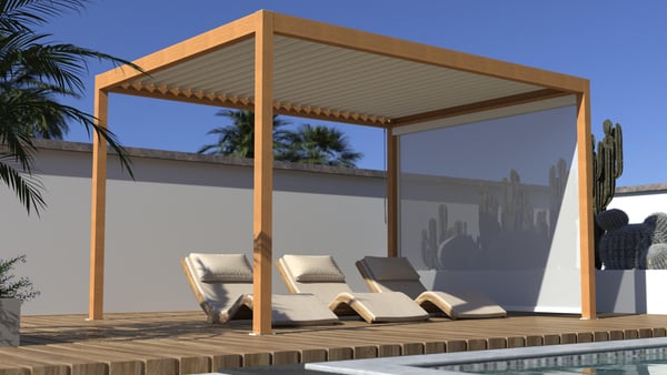 Notre gamme de pergola Caleta		