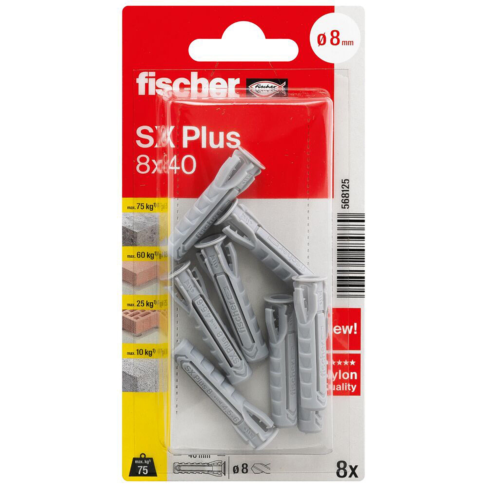 8  buchas Blister SX Plus KP 8x40 mm - 4