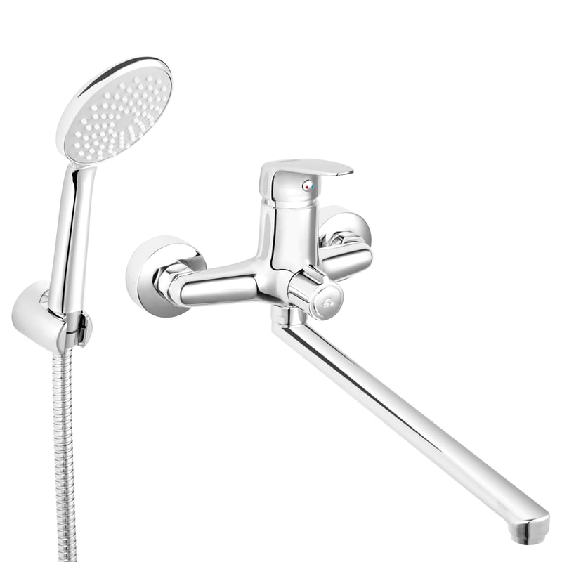 Bateria umywalkowa wannowa ABBA Chrom z/zest