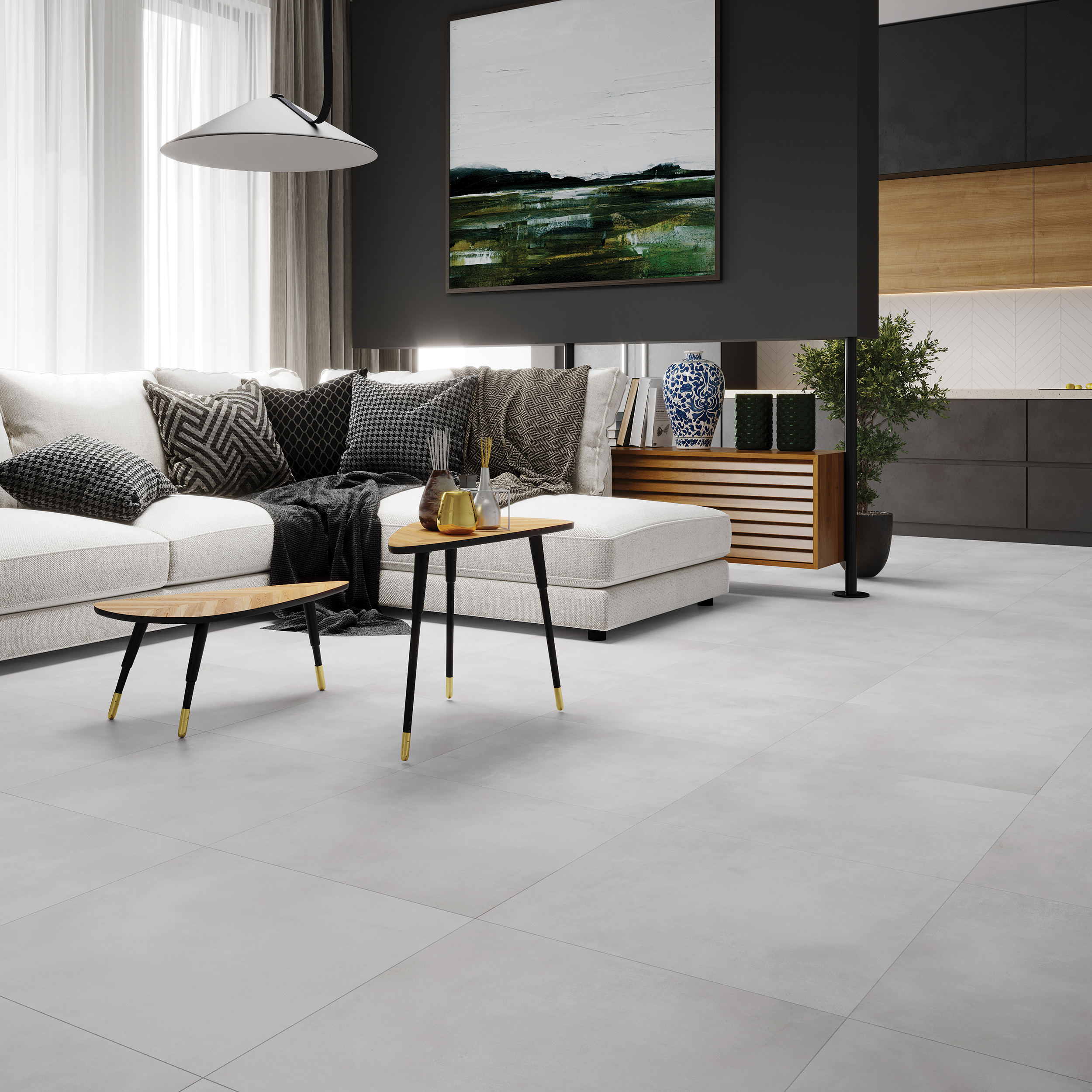 Gres szkliwiony Medan Grigio 59.7x59.7 Artens - 5