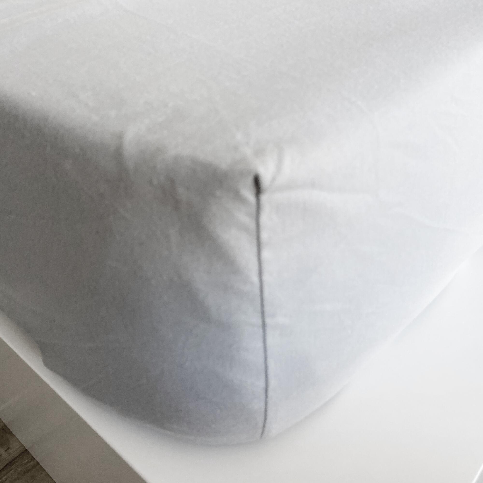 Sábana bajera con elástico algodón franela 81 hilos crudo 150x200 para cama de 150 cm - 2