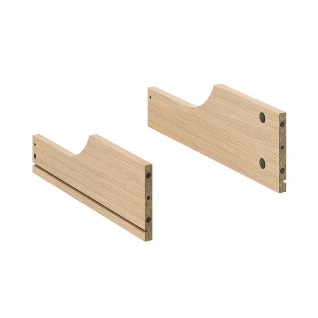 Découpe Tiroir blanc l.3 cm x P.46 cm Remix