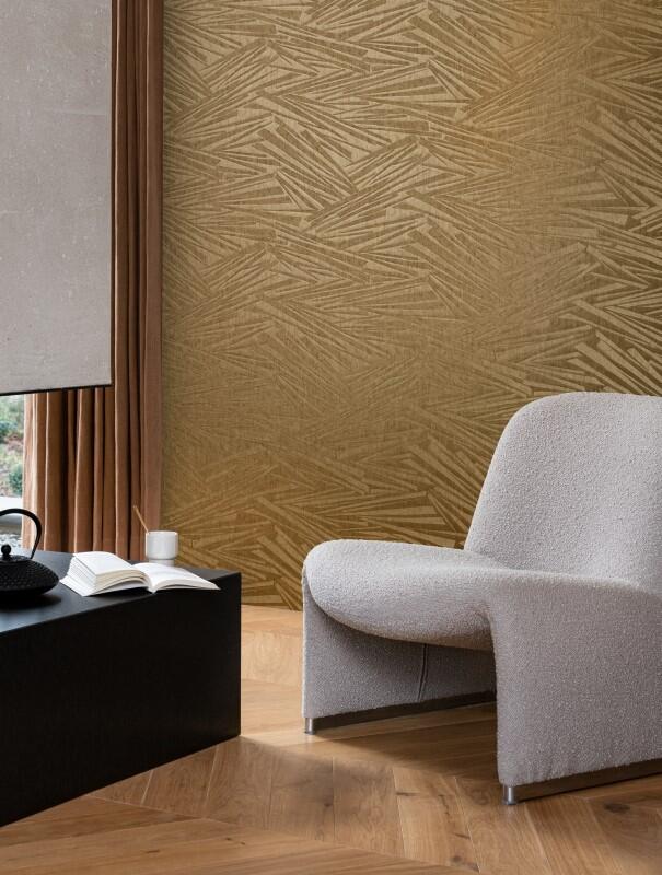 Papel pintado vinilo aplicación cola en pared urban city chicago 608311 amarillo rasch 53cmx10.05m lavable apto para cocinas o baños