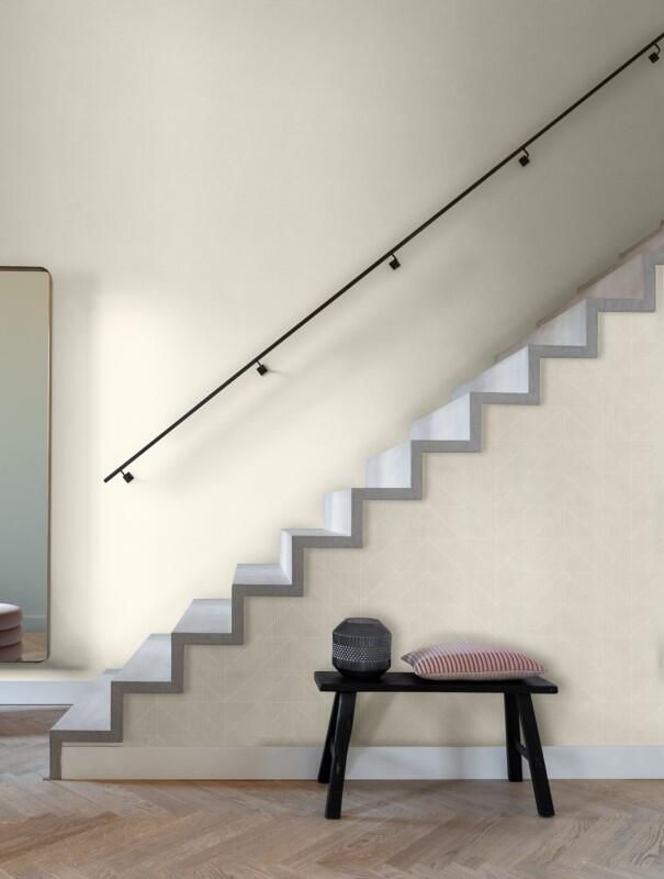 Papel pintado vinilo aplicación cola en pared urban city chicago blanco rasch 53cmx10.05m superlavable apto para cocinas o baños