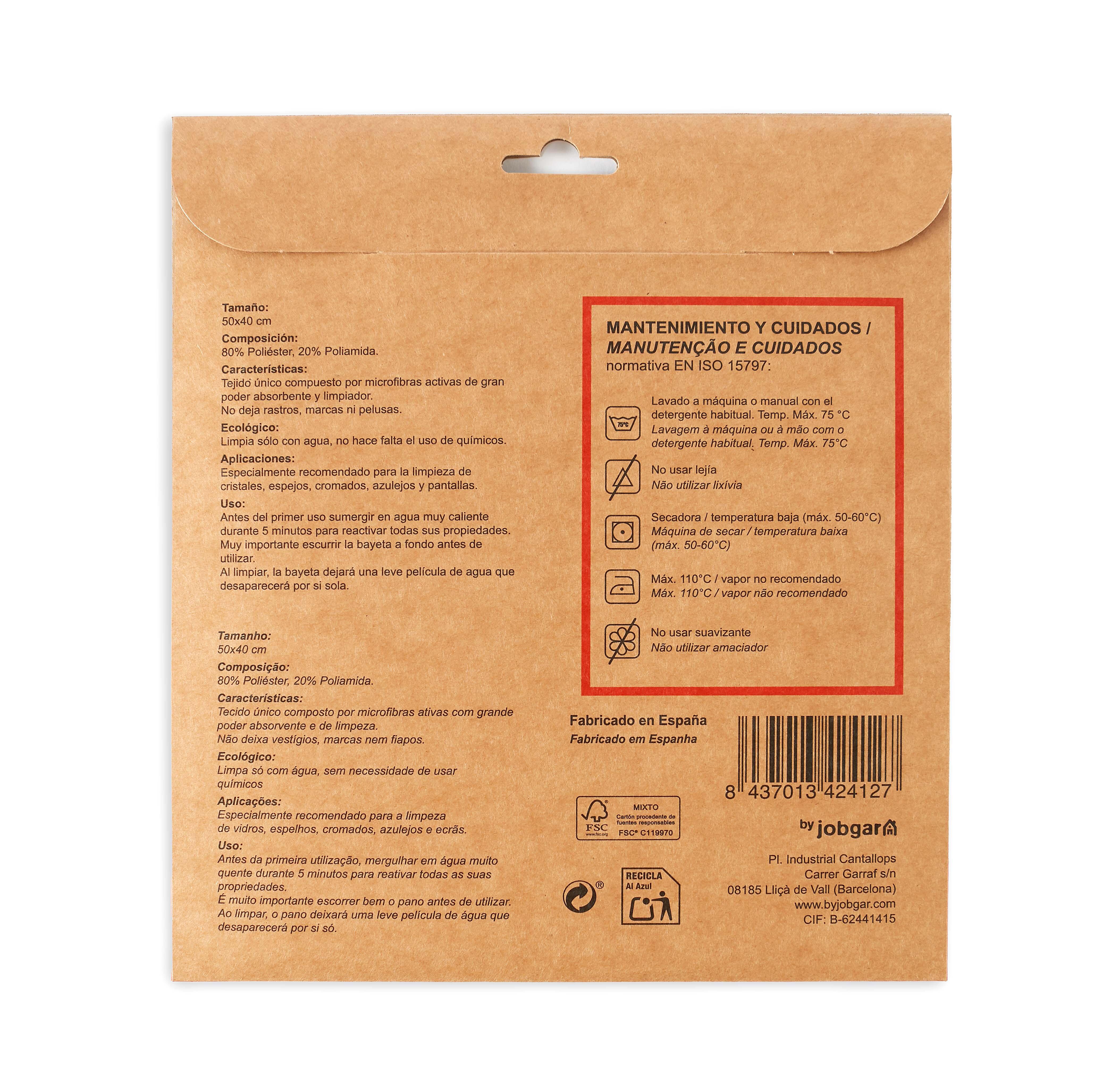 Pano Microfibra Especial para Cozinhas Ecolimipia 40x50cm - 13