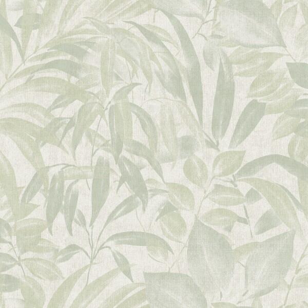 Papel pintado TNT aplicación cola en pared Naturaleza Origins 8503-4 verde  ICH 53cmx10.05m lavable - 2