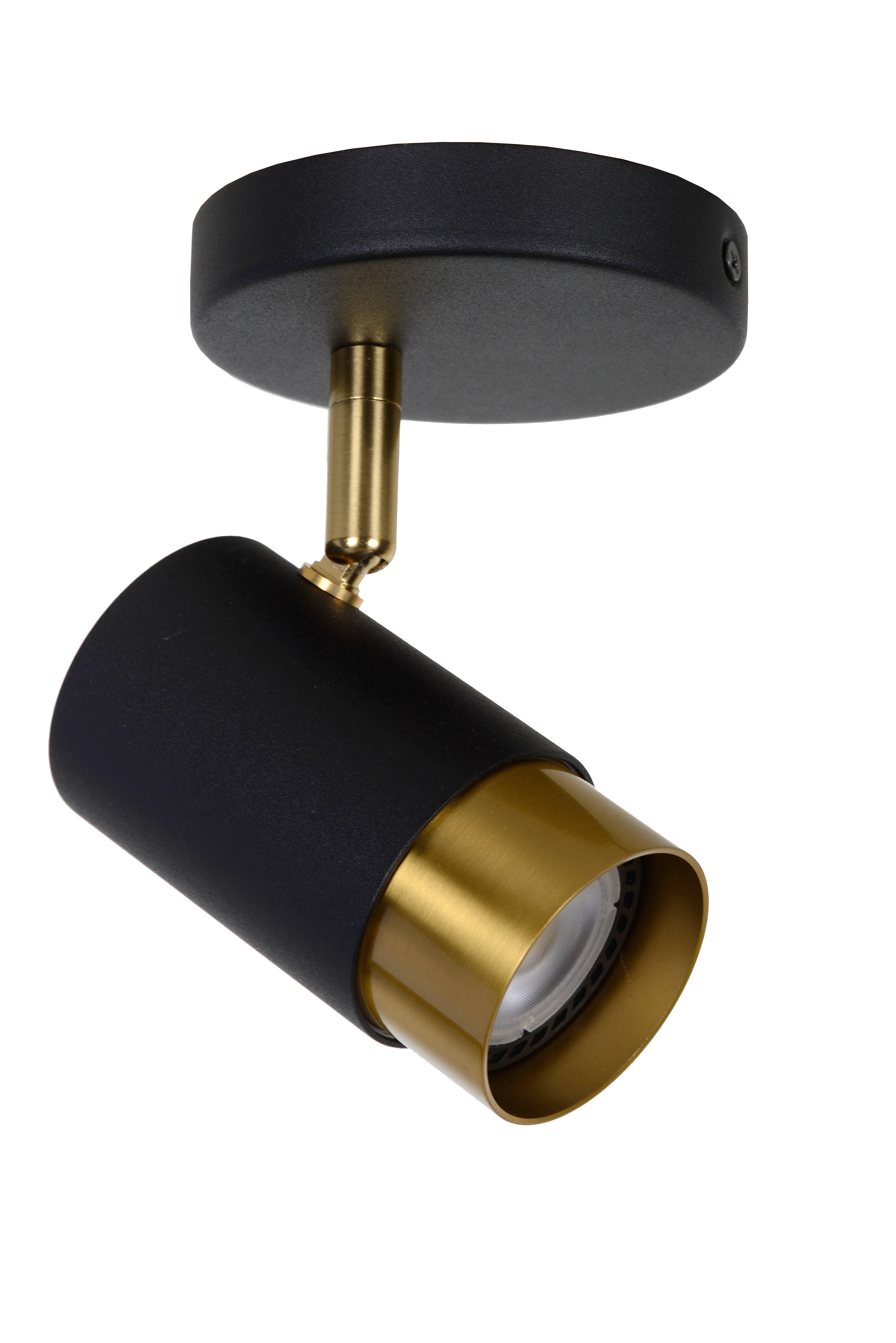 Spot 1xGU10, aluminium noir, LUCIDE Floris - 3