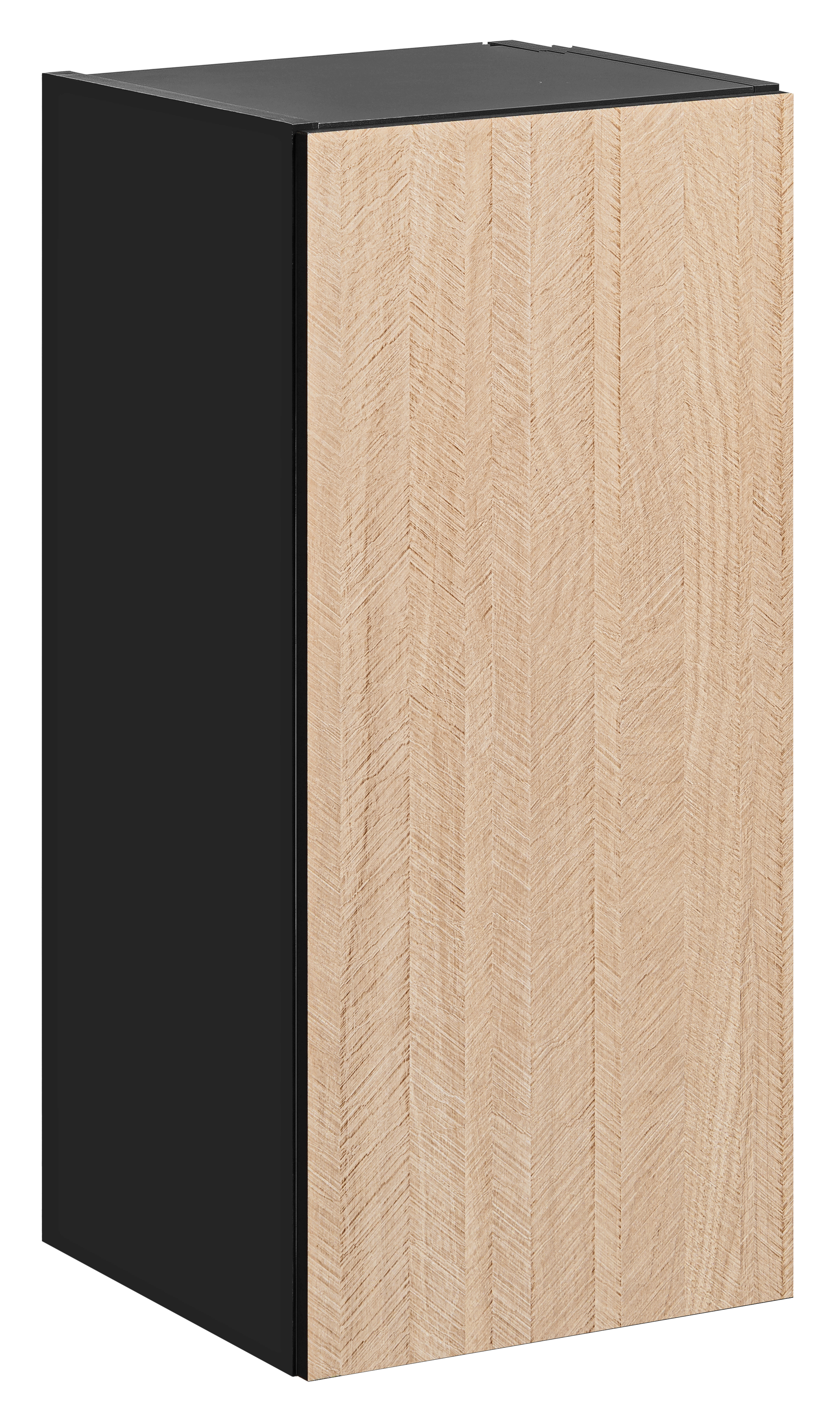 Szafka kuchenna wisząca Roma 30 cm kolor jodełka/czarny