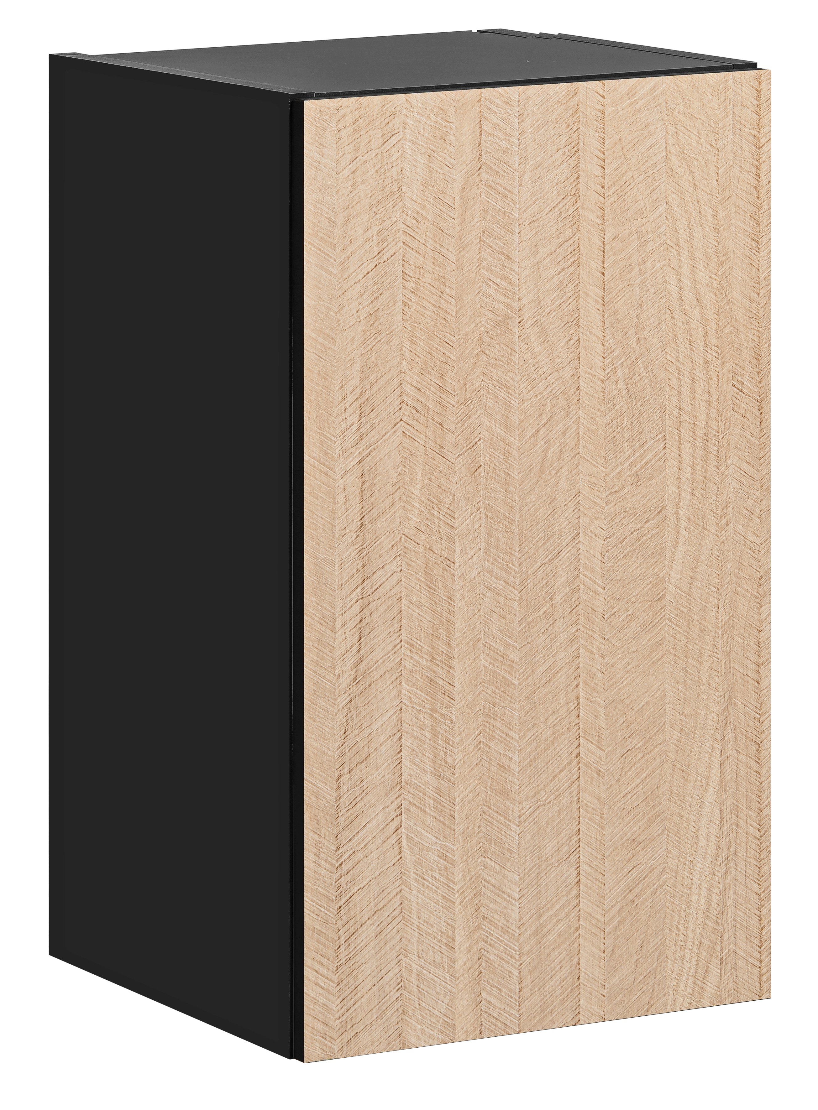 Szafka kuchenna wisząca Roma 40 cm kolor jodełka/czarny