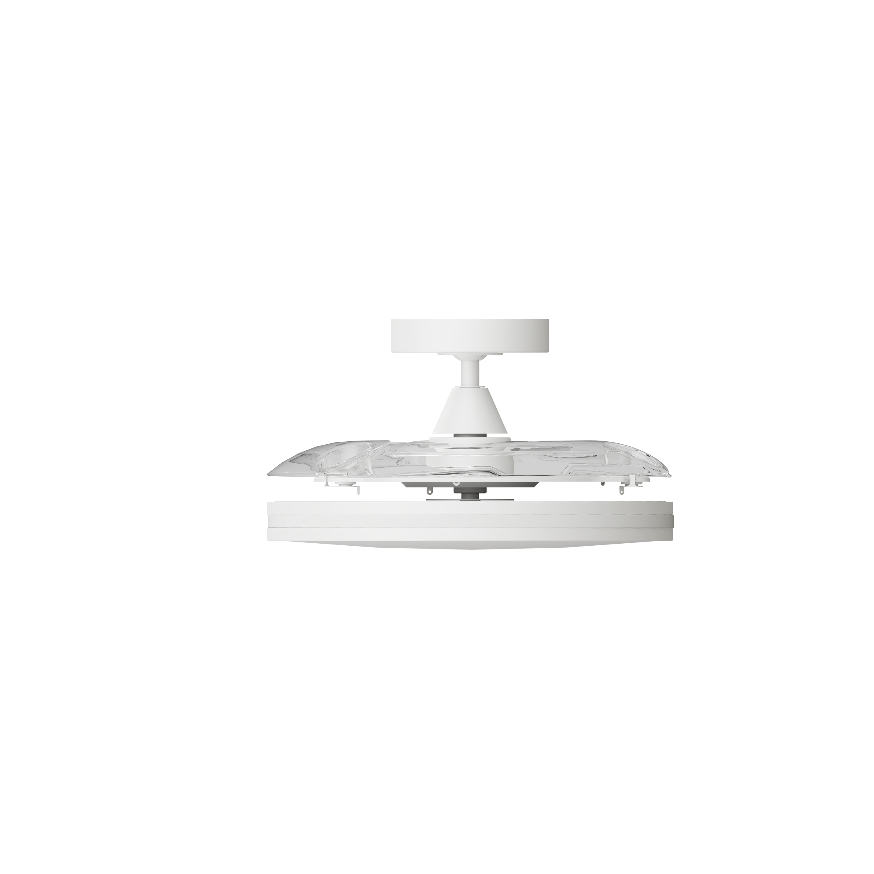 Ventoinha led VANESA M 4500/1200LM branco regulável inspire - 9
