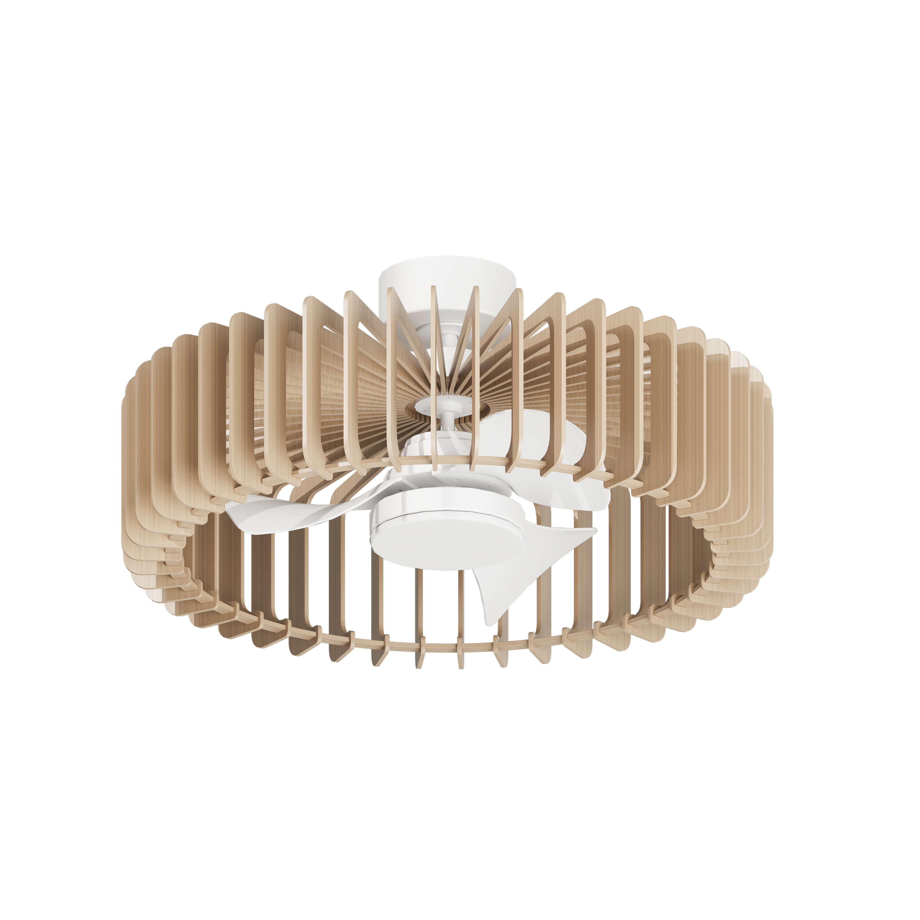 Ventoinha led PECAN 2700LM metal preto/branco regulável inspire - 2