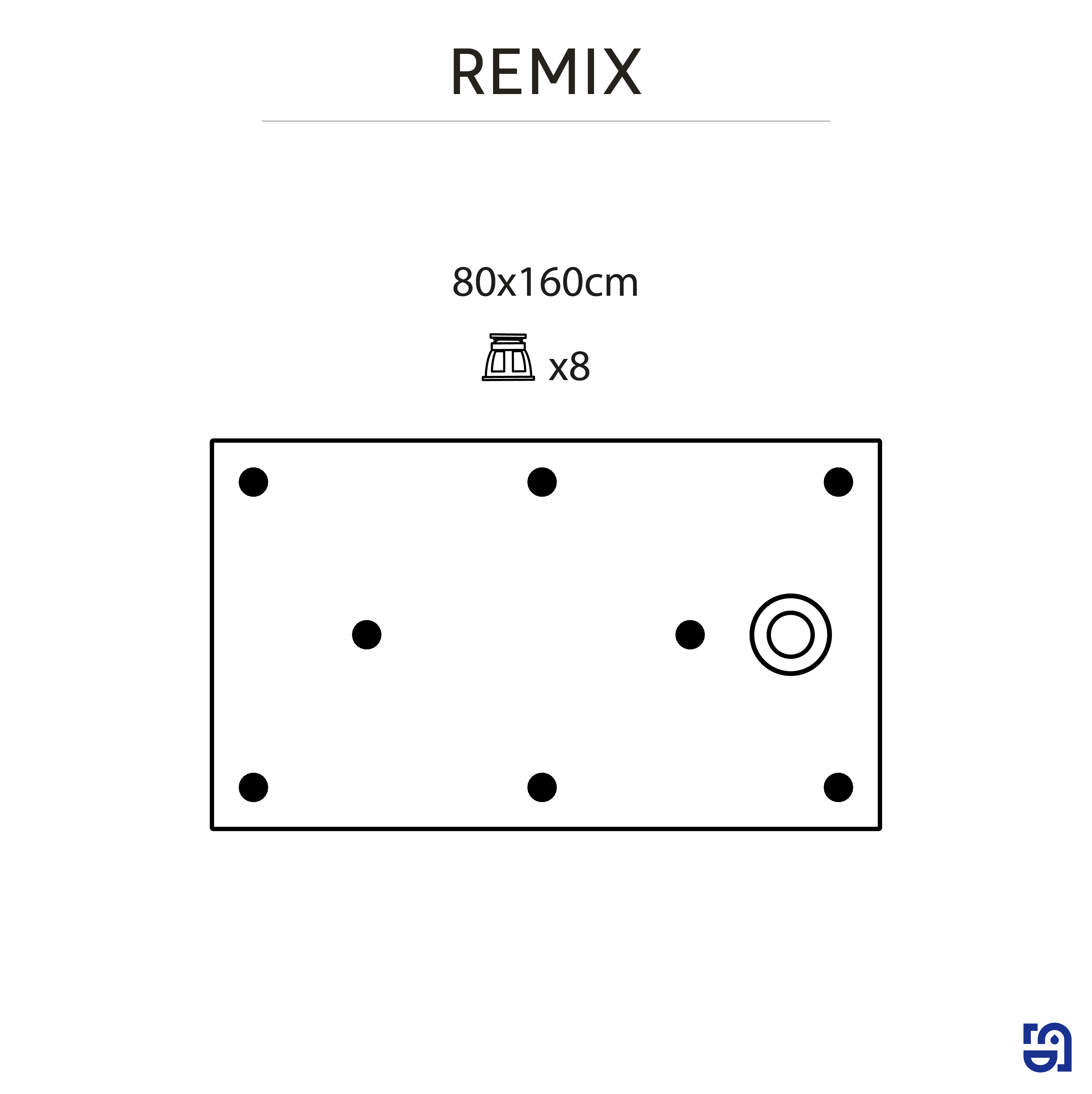 Receveur de douche extraplat, résine, blanc L.160 x l.80 cm, Remix light - 4