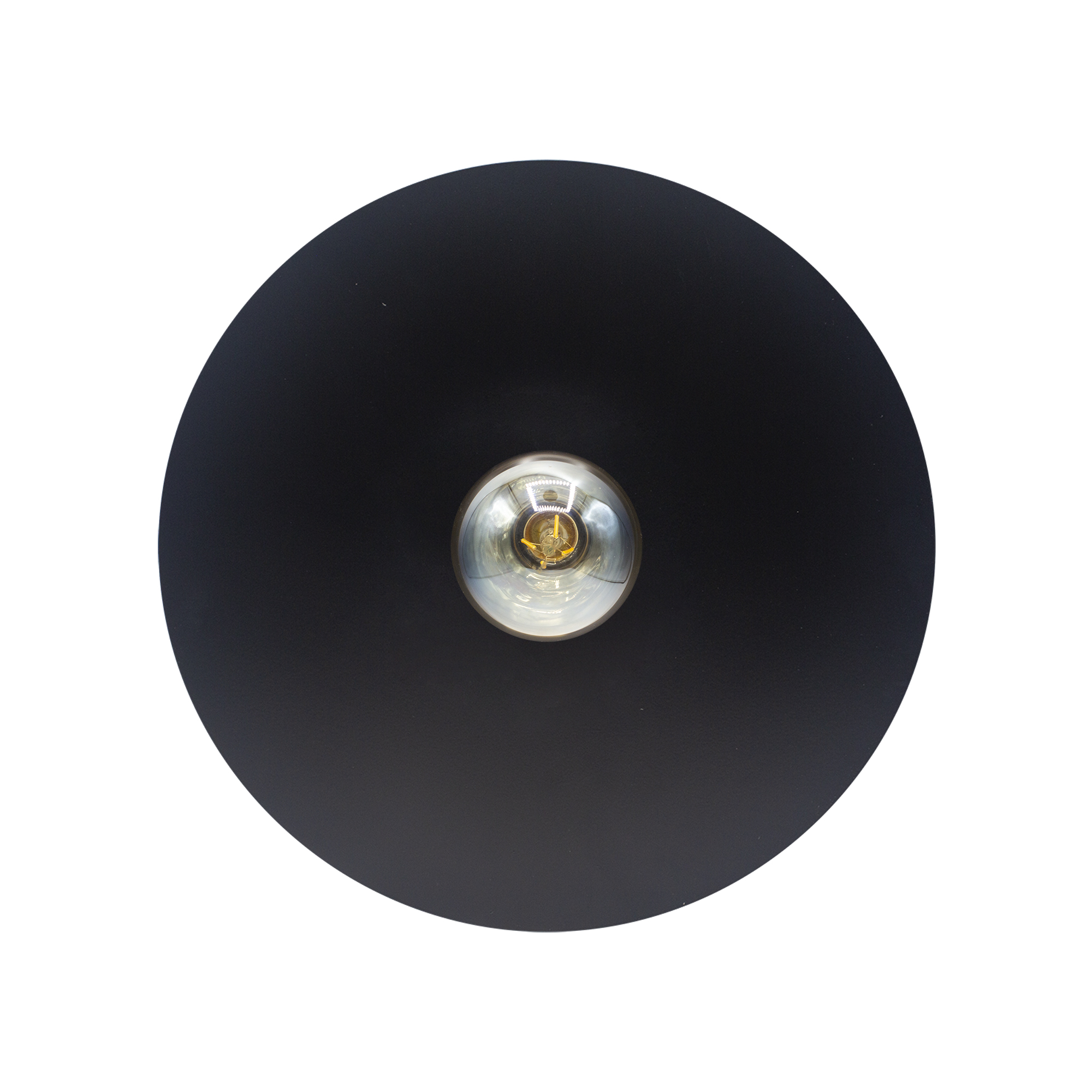 Aplique nagore e27 negro 40 cm diámetro