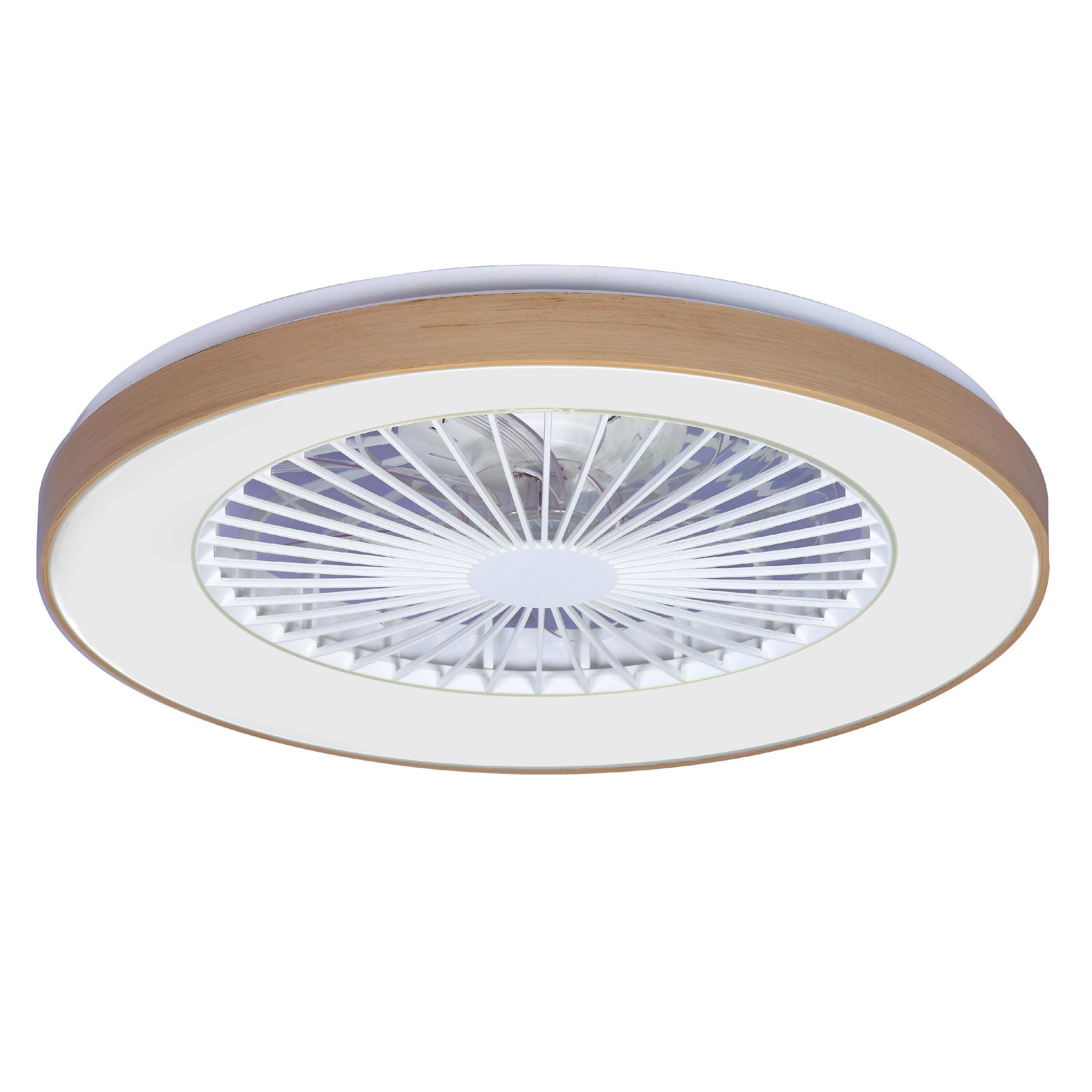 Ventilador de techo con luz sin aspas silencioso DC Inspire Estepa ...