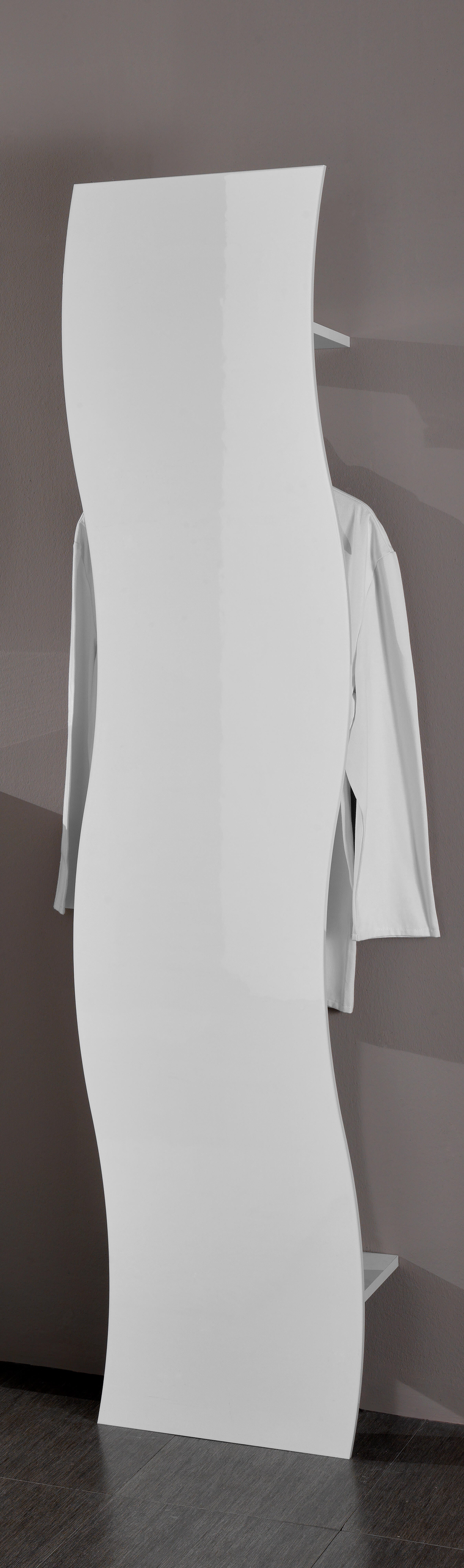 Mobile ingresso ONDA L 40 x H 185.2 x P 26.6 cm bianco lucido - 2