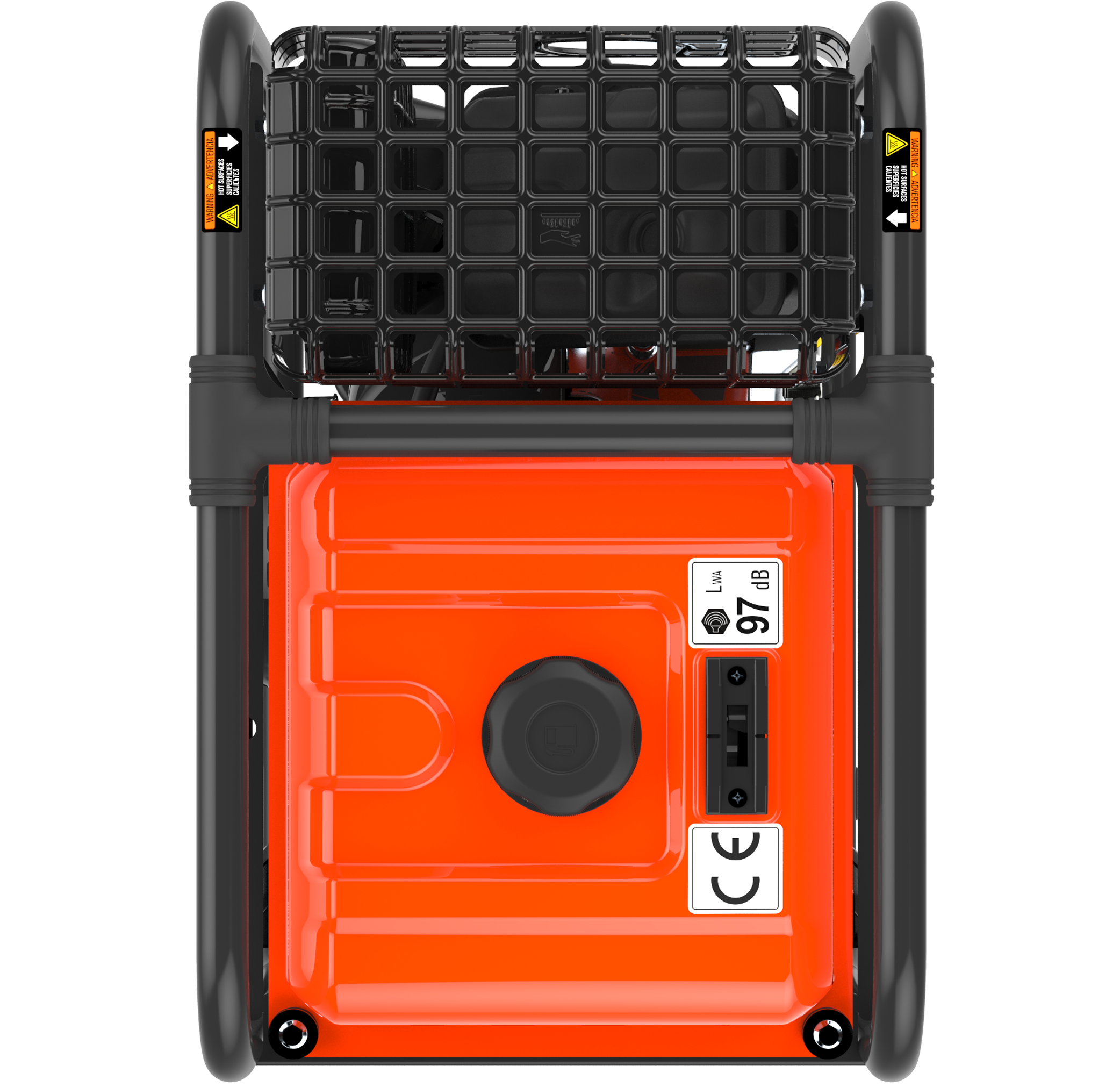 Gerador inverter a gasolina arranque elétrico 3800W/3500W Genergy Rodas - 9