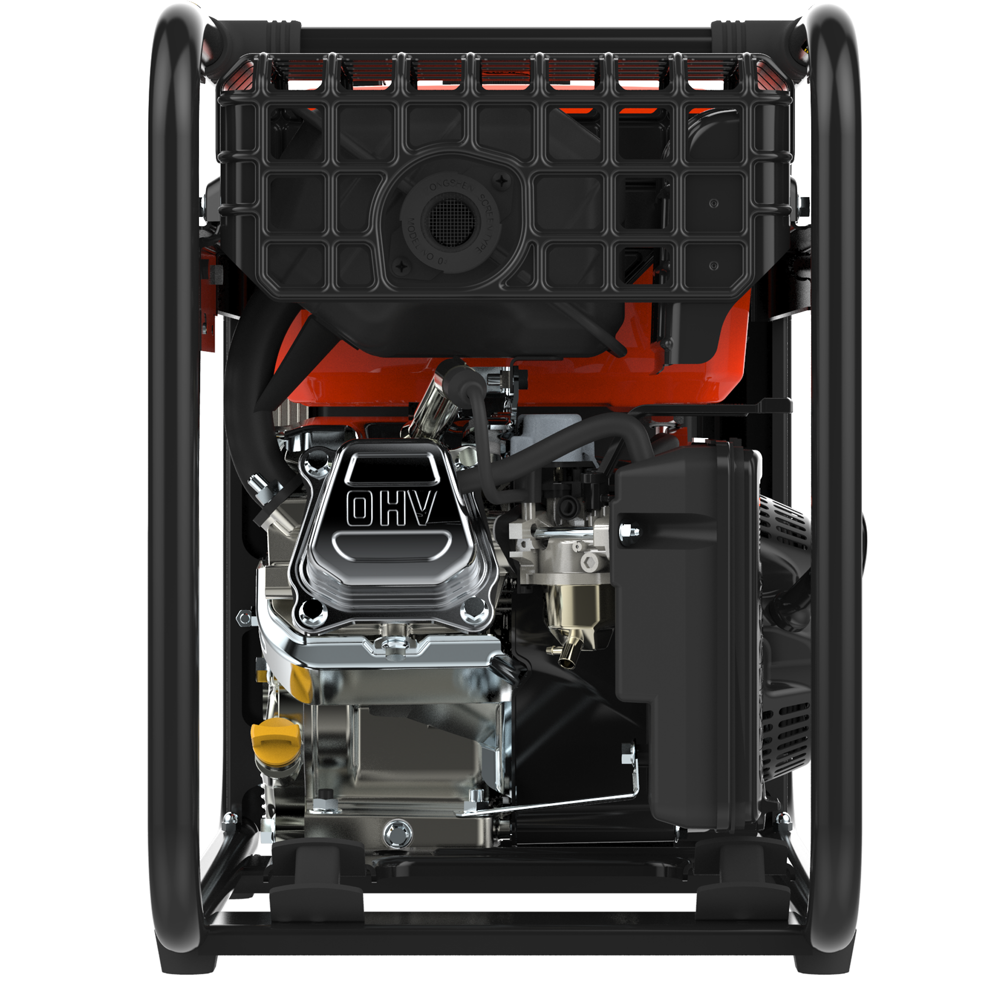 Gerador inverter a gasolina arranque elétrico 3800W/3500W Genergy Rodas - 8