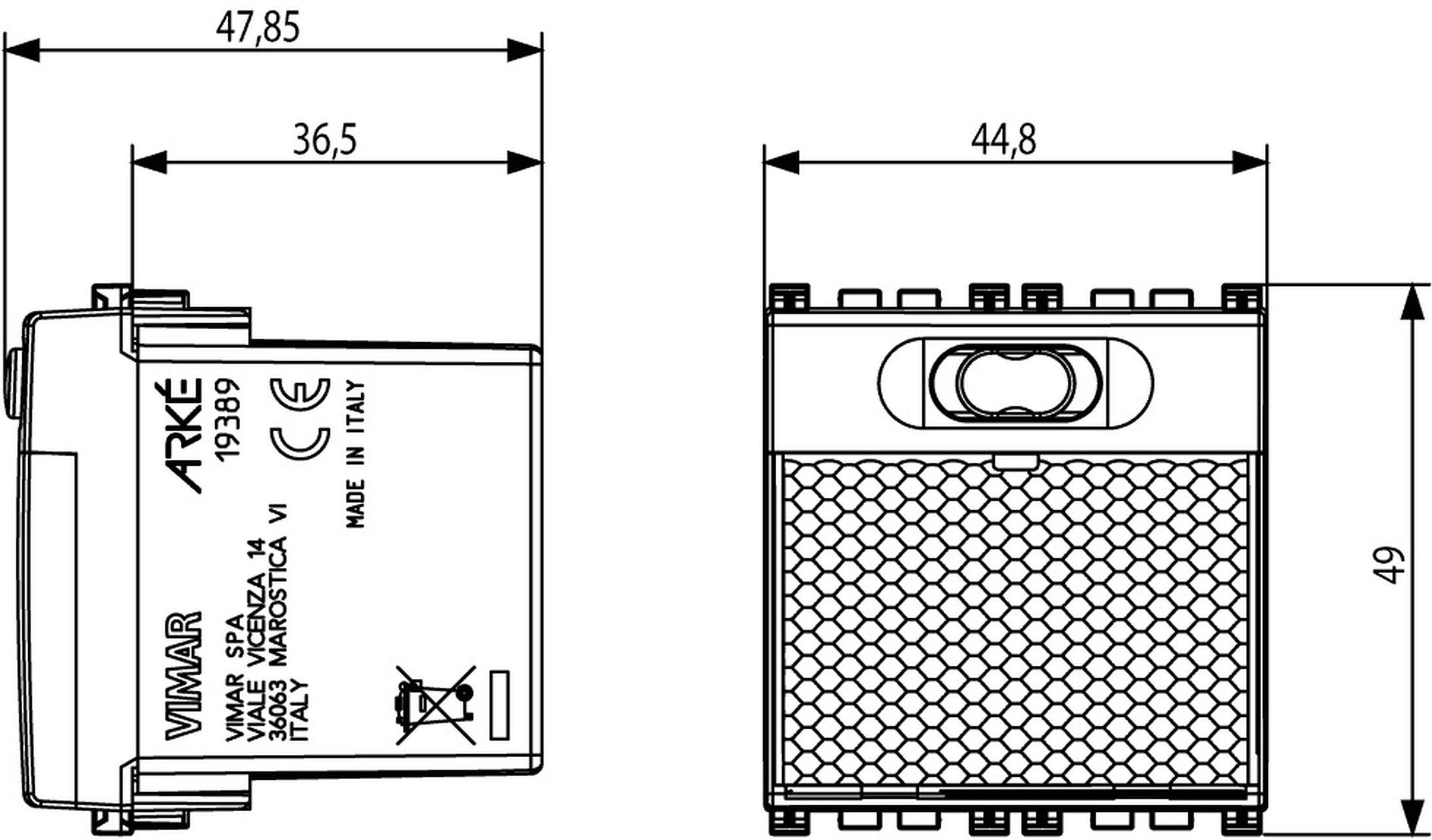 Lampadina torcia VIMAR led 1 W 3 LM - 2