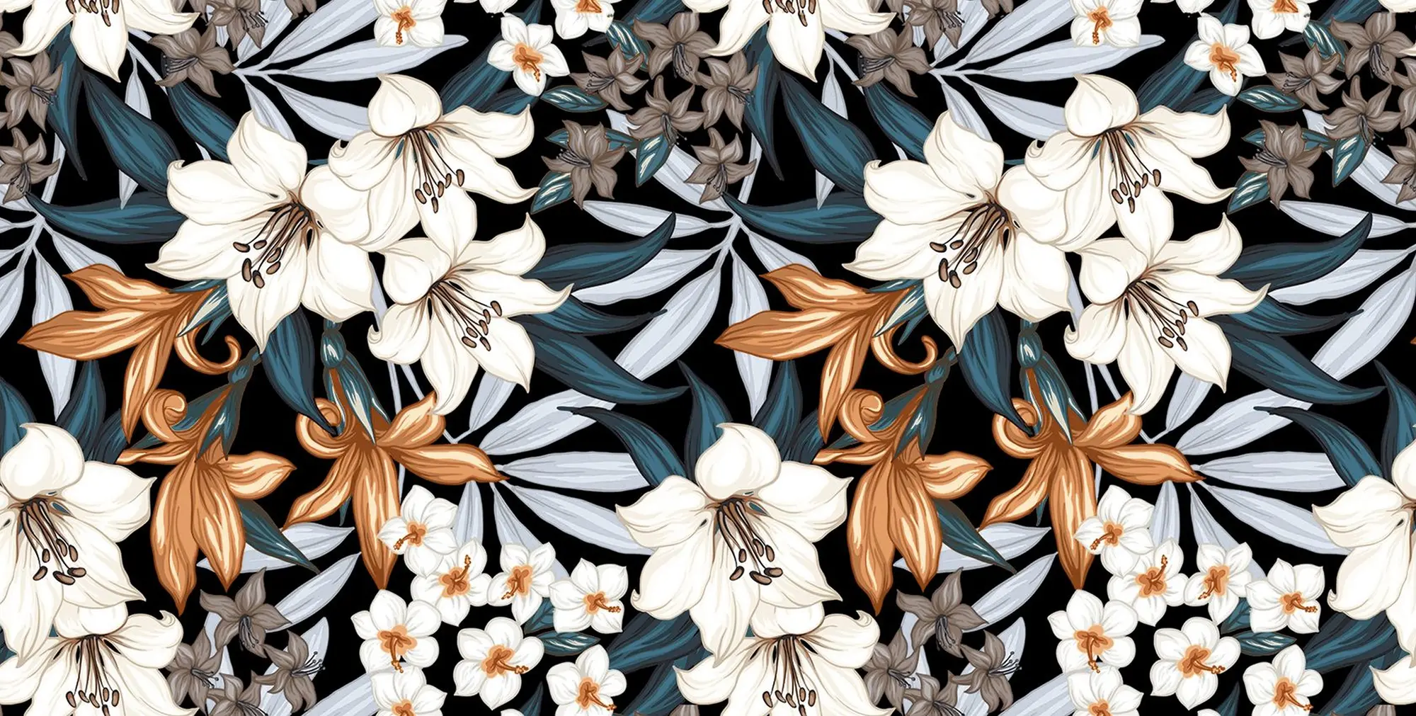 Glazura Tropic White Mix 60x120