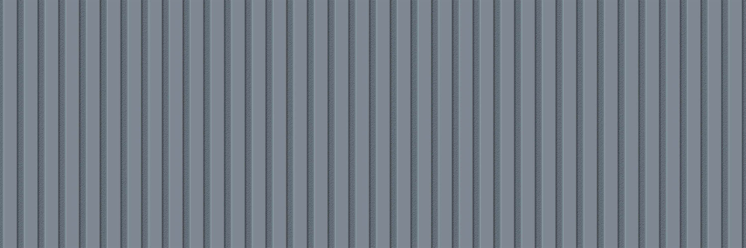 Azulejo cerámico linea efecto relieve steel grey 30x90 cm