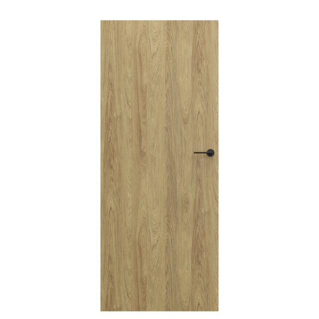 Drzwi wewnętrzne ukryte bezprzylgowe pełne Hide Hikora naturalna 80 lewe Porta