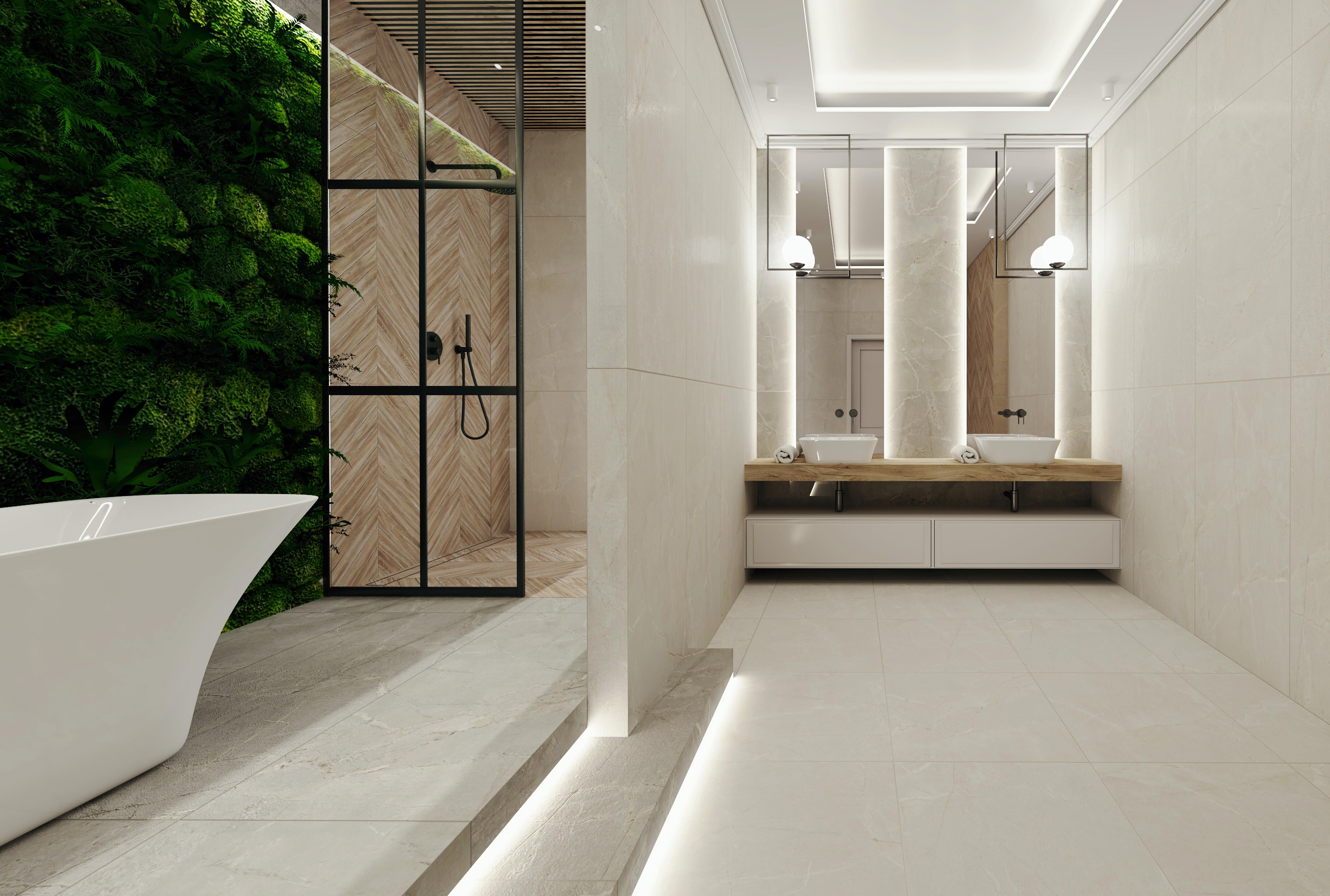 Gres szkliwiony Crista White Carving 60x60 cm 1.44 m2 - 2