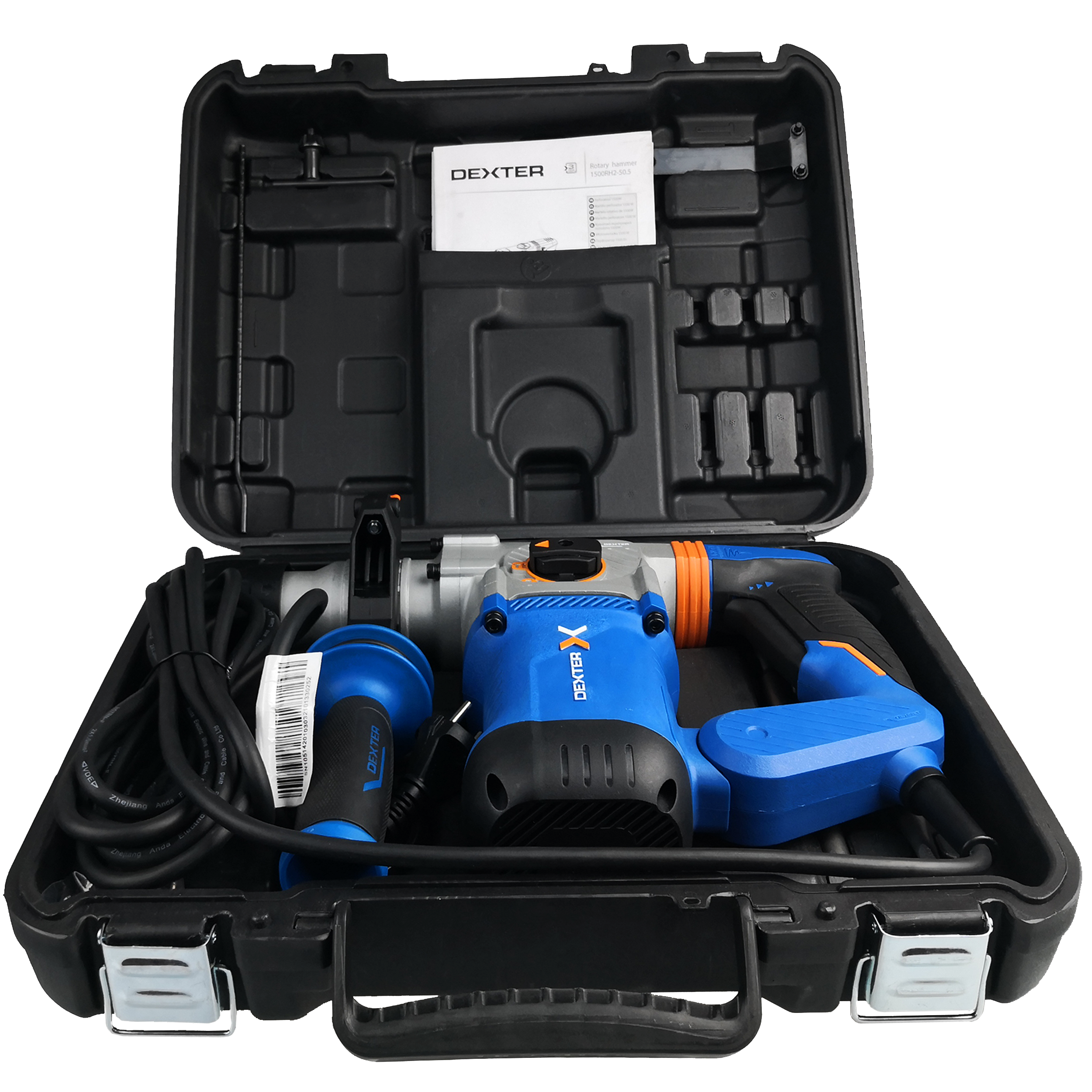 Młot udarowo-obrotowy DEXTER 1500RH2-50.5 SDS+ 1500W 5.1J - 13