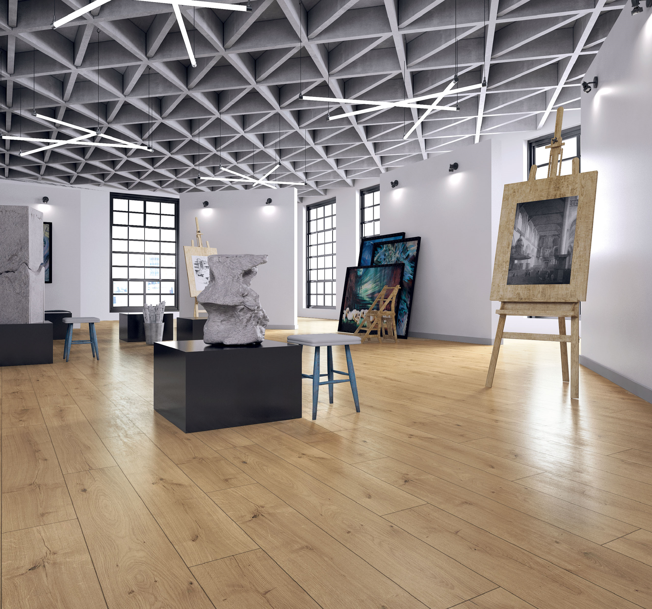 Panele podłogowe laminowane AC4 8 mm Promo Flooring Dąb Tuluza - 2