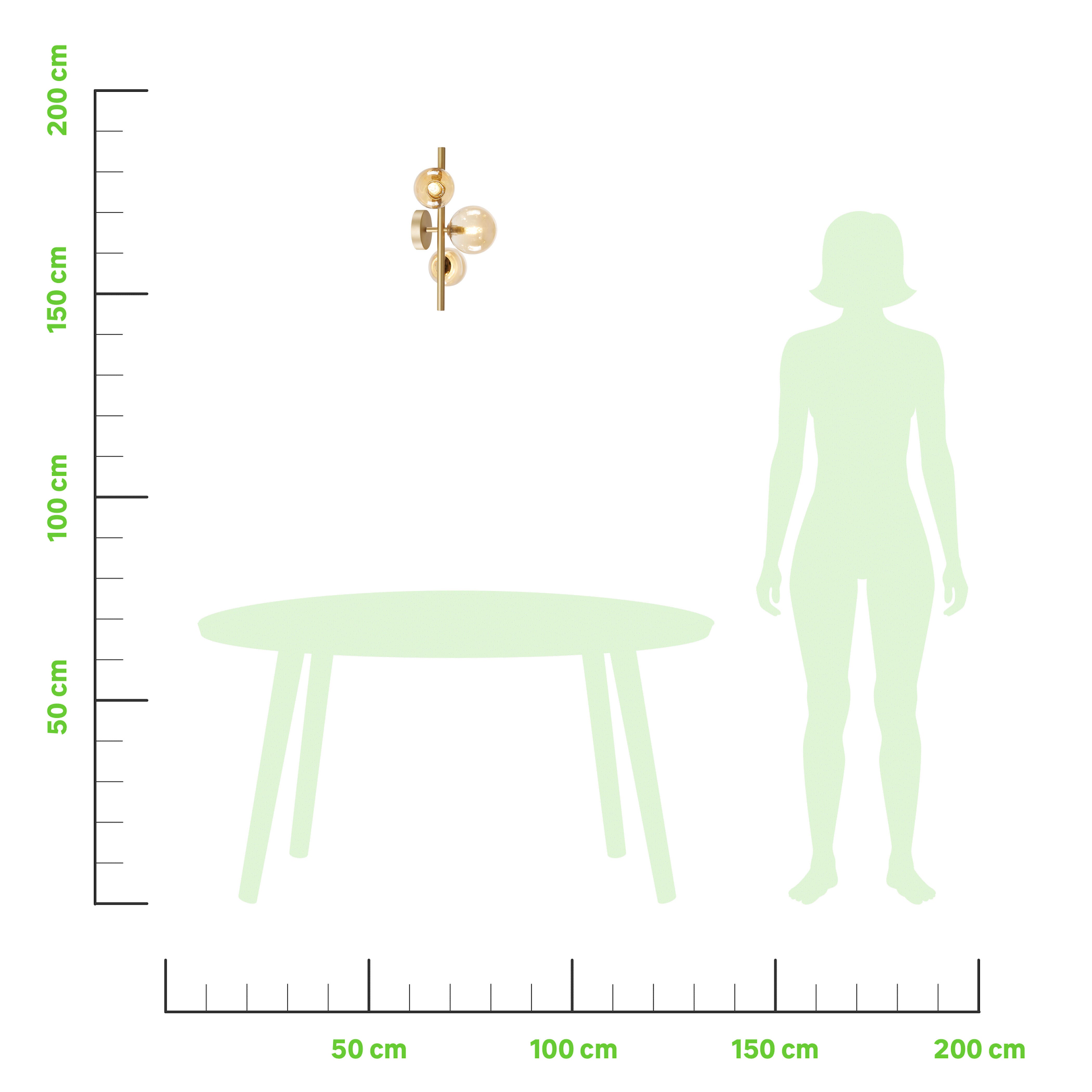 Applique glamour Fenix dorato 3X G9 NOVECENTO - 3