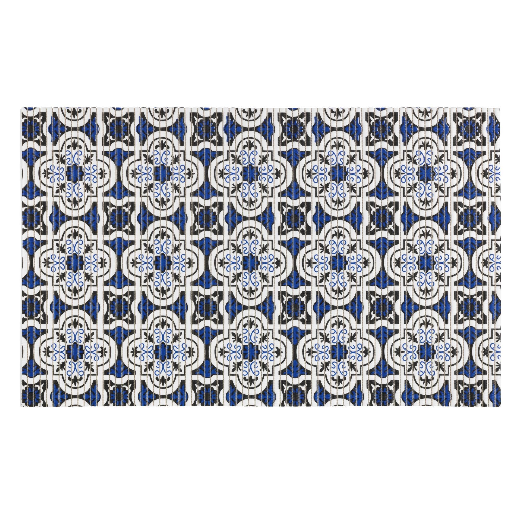 Alfombra antideslizante softfoam negro 50x80 cm