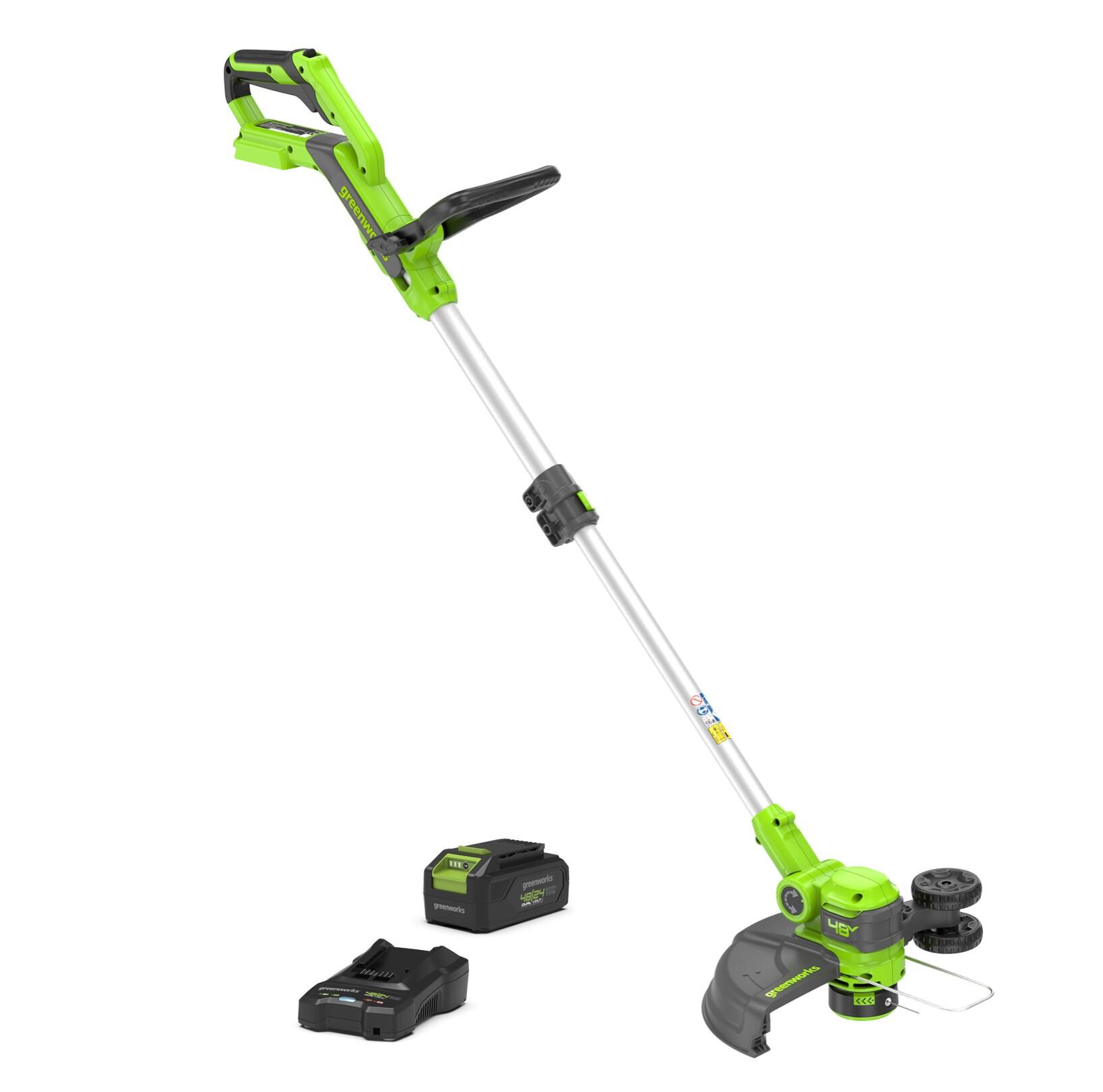 Coupebordure à batterie GREENWORKS G48gte30k2, l.30 cm, 48 V Leroy — free download