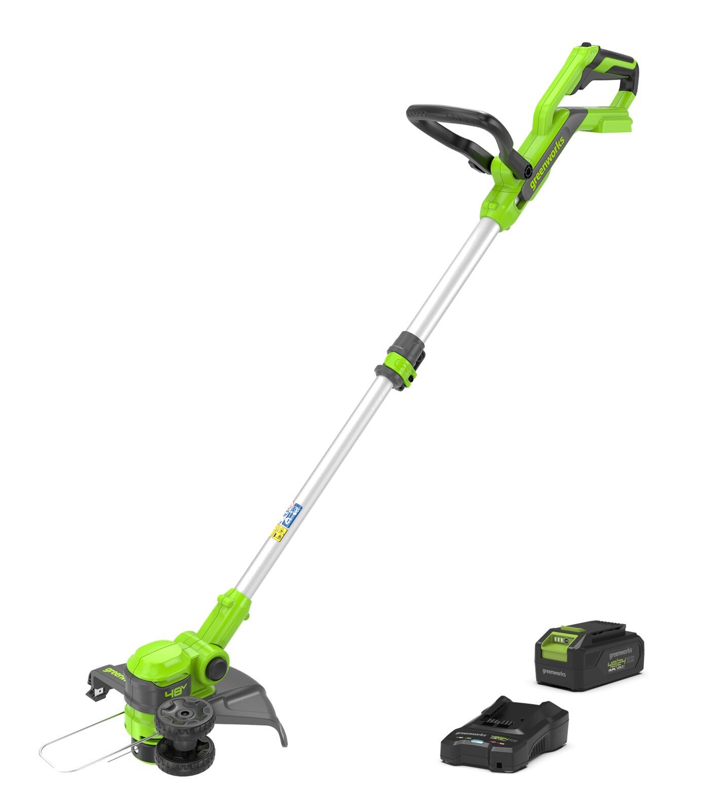 Coupe-bordure à batterie GREENWORKS G48gte30k2, l.30 cm, 48 V - 2