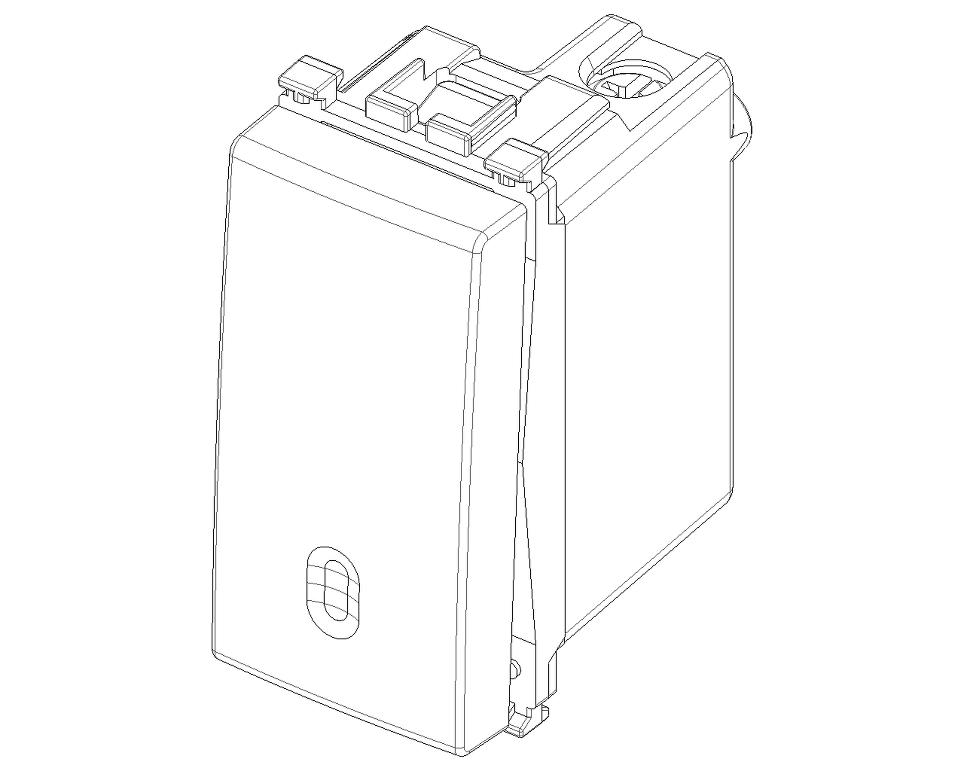 Deviatore 1P 10AX Bianco - 14004 - Vimar Plana - 13