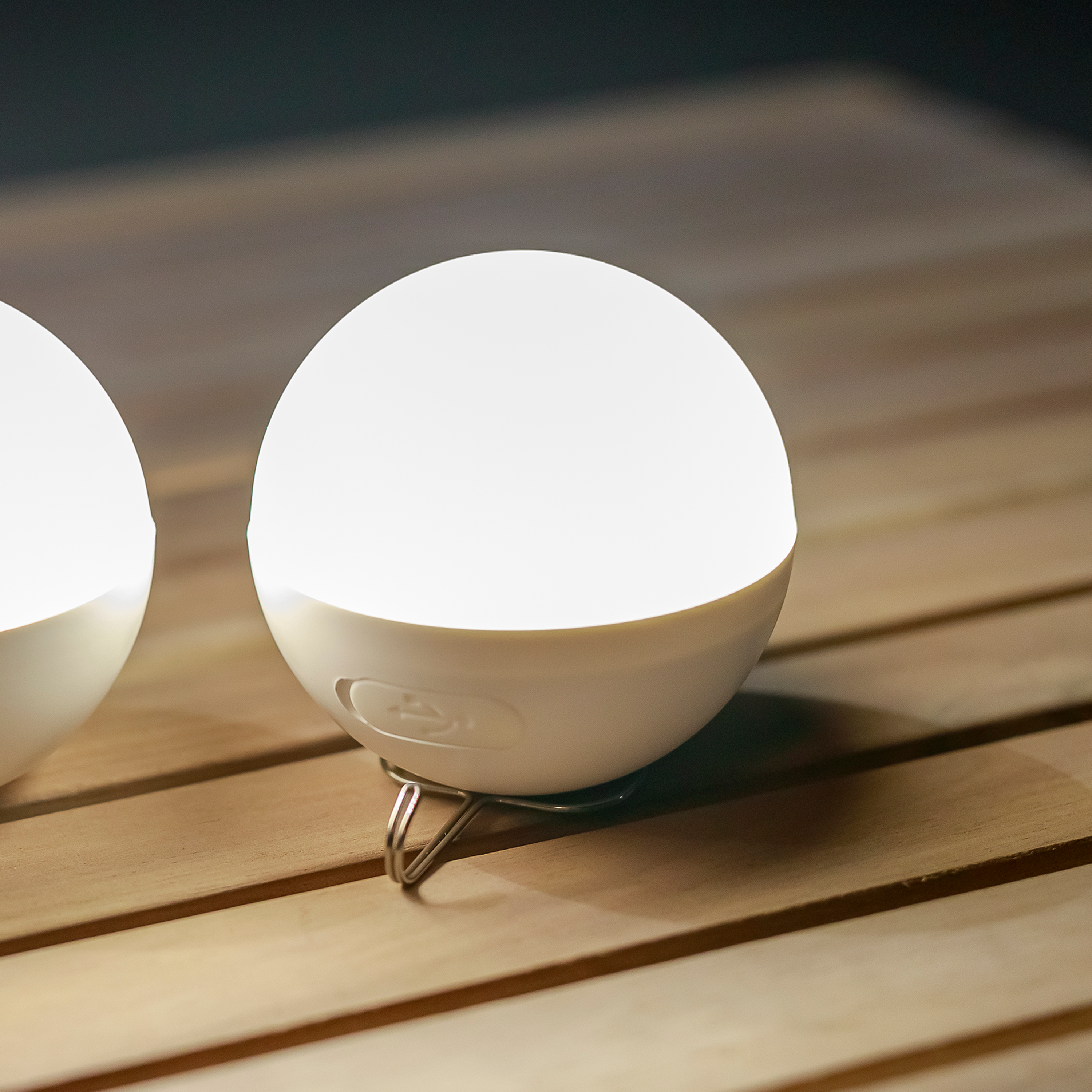 Lot 3 mini boules Led rechargeable 300 Lm intensité variable Mini Caspe INSPIRE - 7