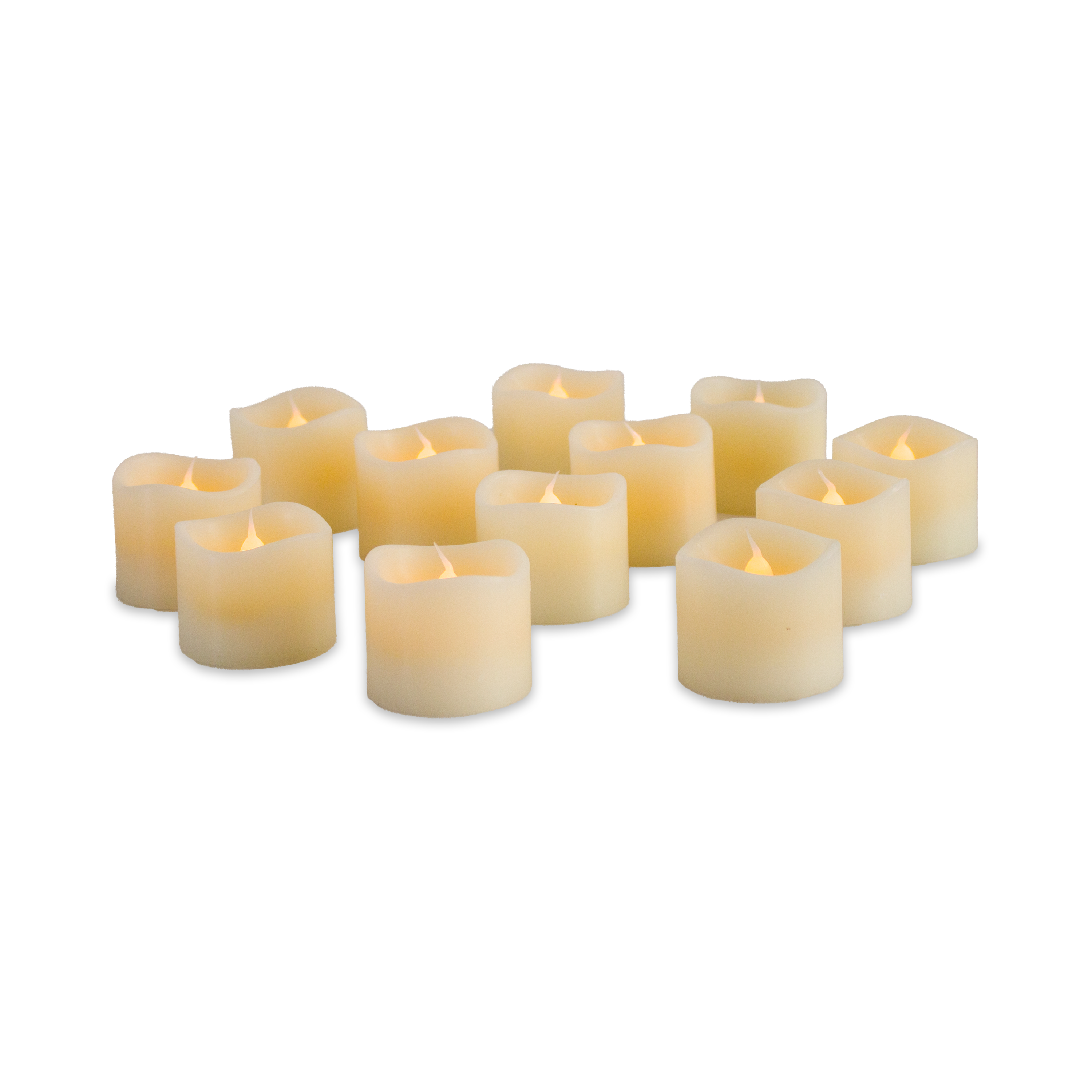 Pack 12 velas LED Buna USB 2200K IP44 Inspire - 2