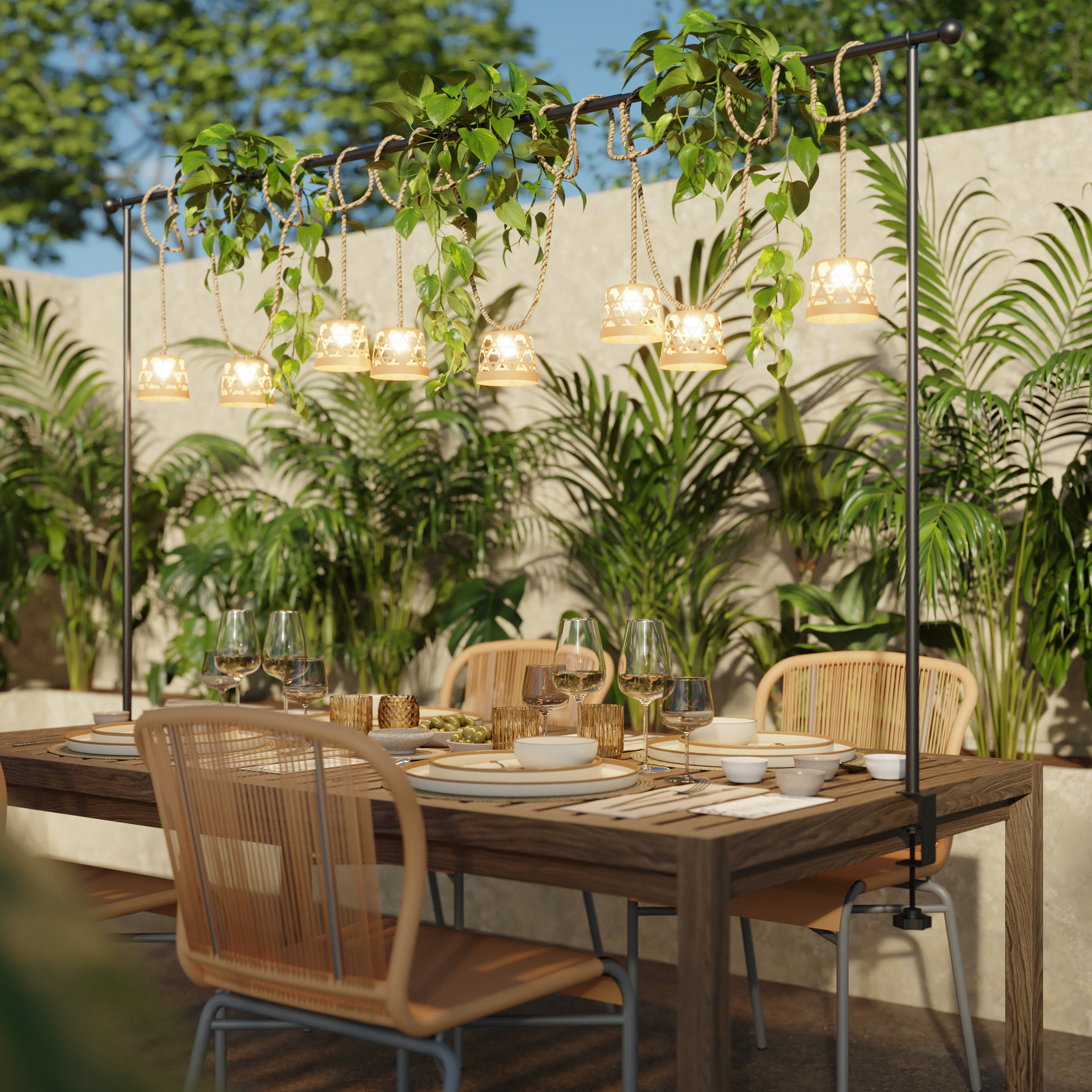 Suporte grinalda preto Inspire - 15