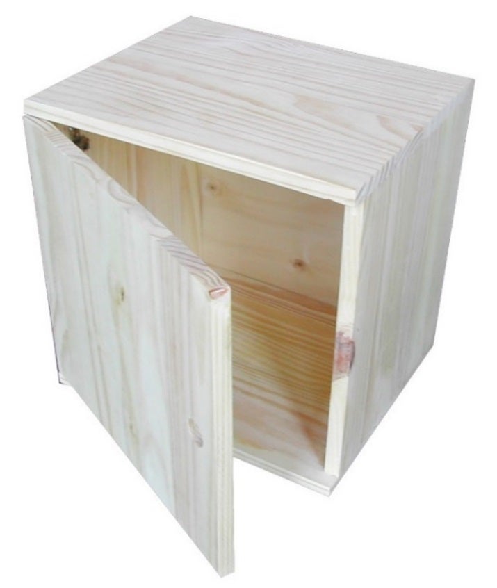 Cajonera de madera  de 36x36x30cm y capacidad l - 4