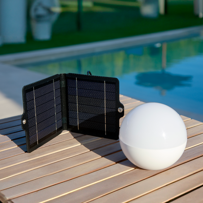 Lâmpada solar externa Caspe