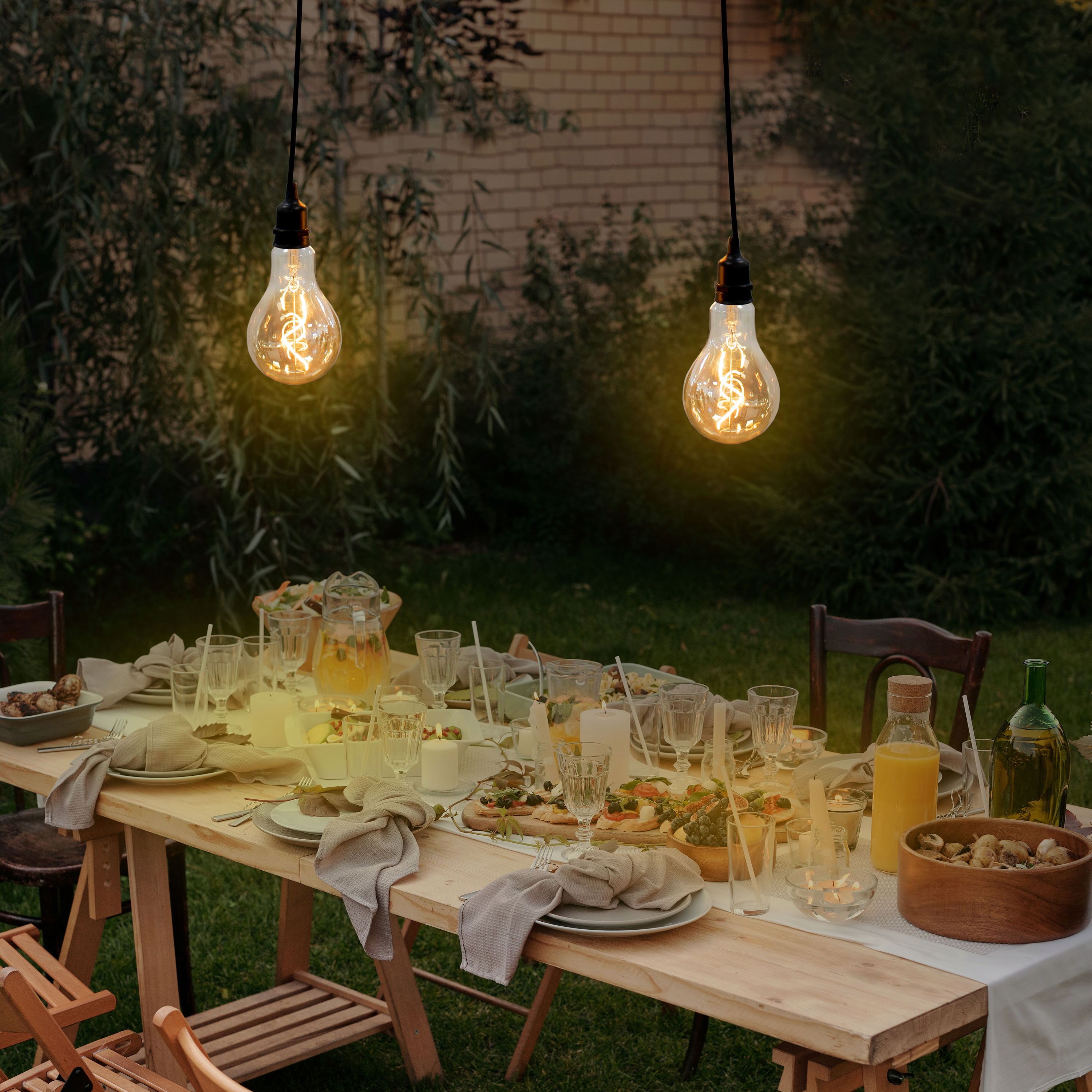 Suspensão Lugo E27 1 luz 3M IP44 preto Inspire - 13